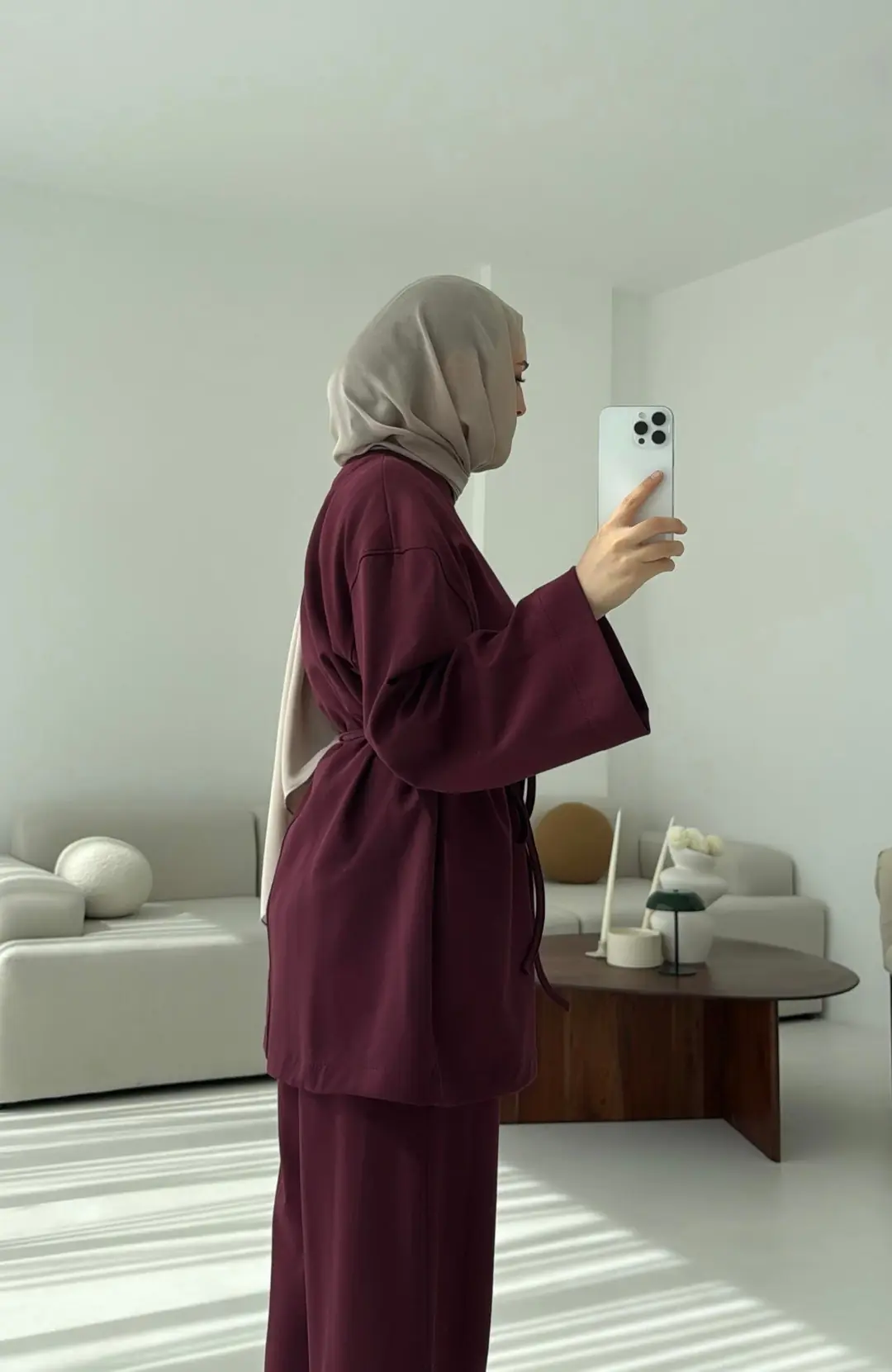 Oysho Takım Bordo - Görsel 3