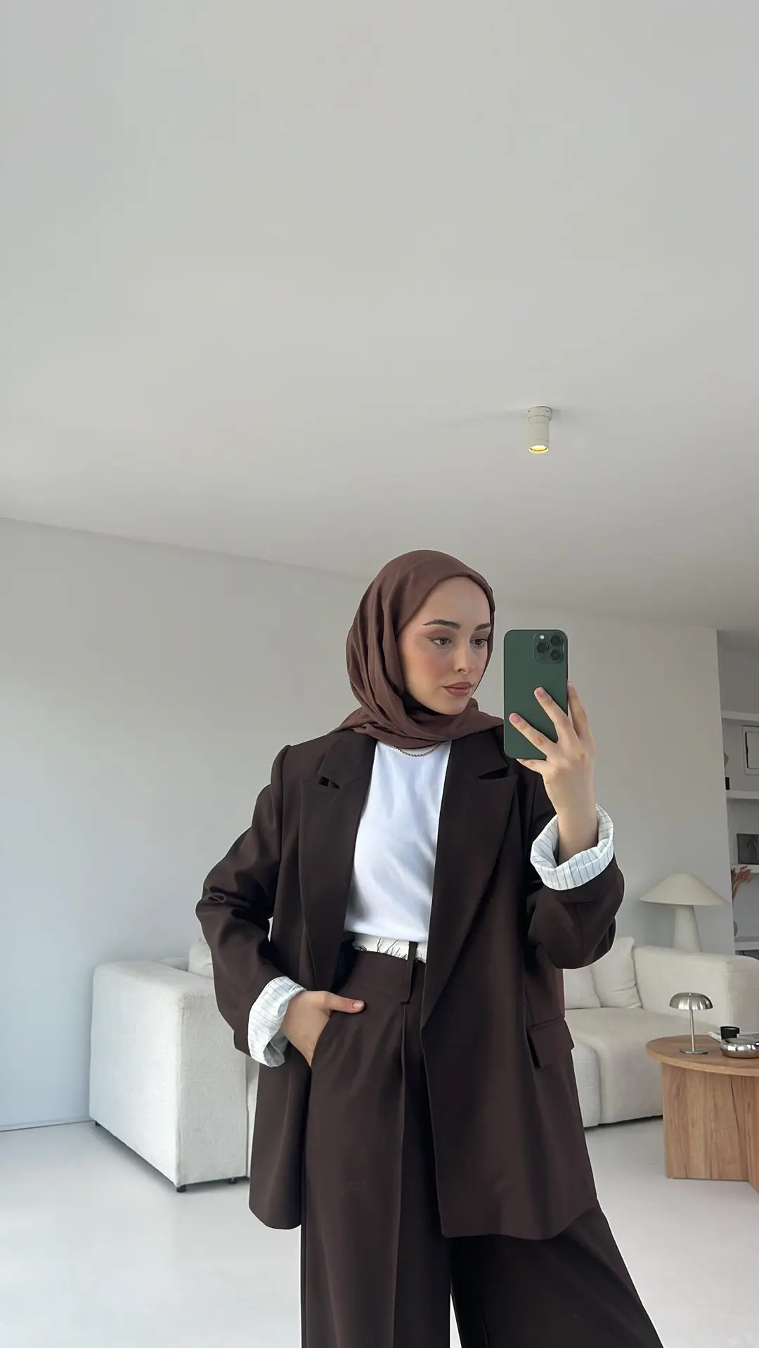 Özel Kesim Premium Takım Kahve - Görsel 5