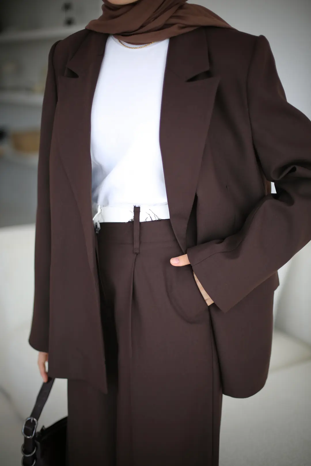 Özel Kesim Premium Takım Kahve - Görsel 7