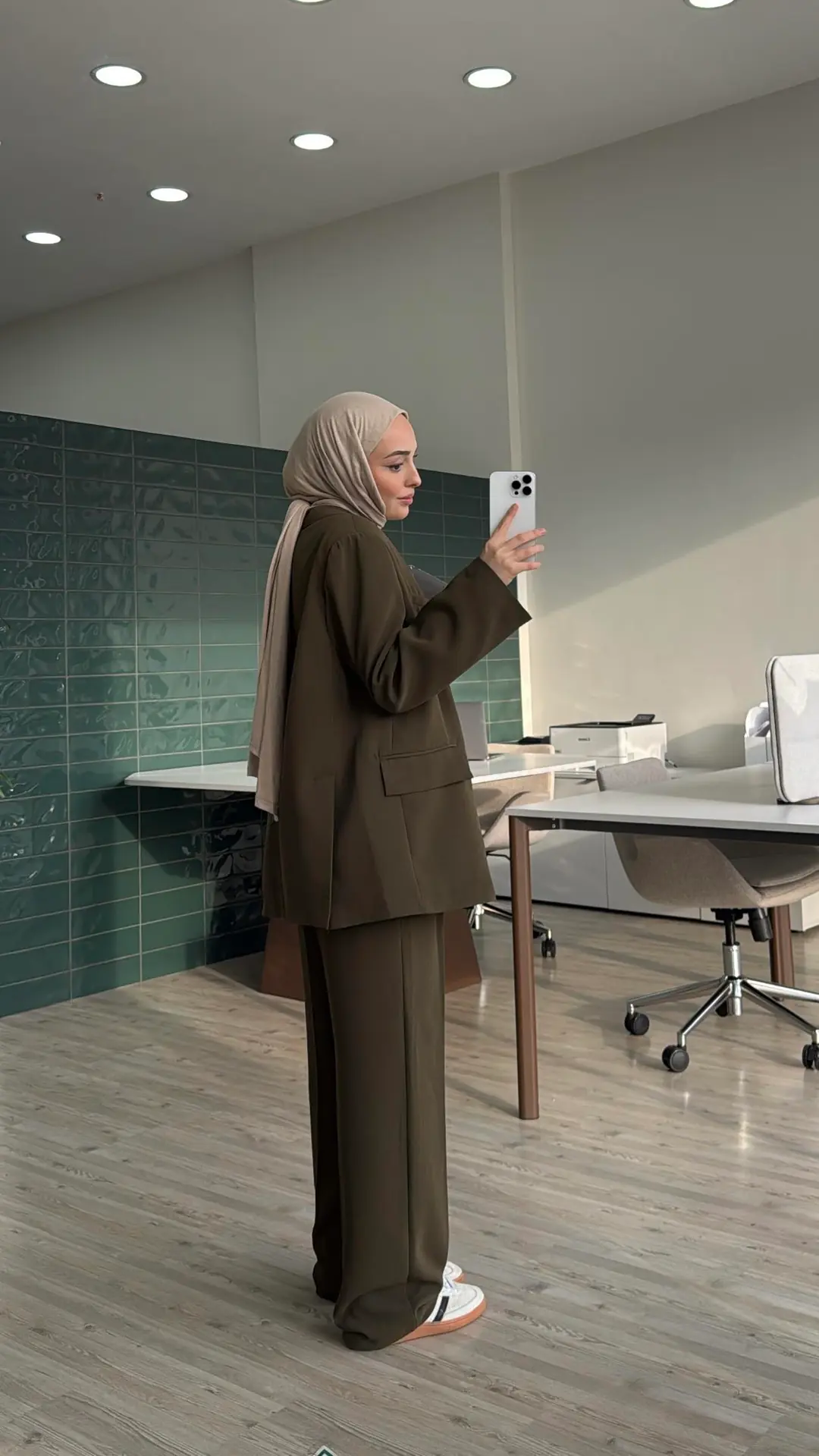 Özel Seri Premium Ceketli Takım Yeşil