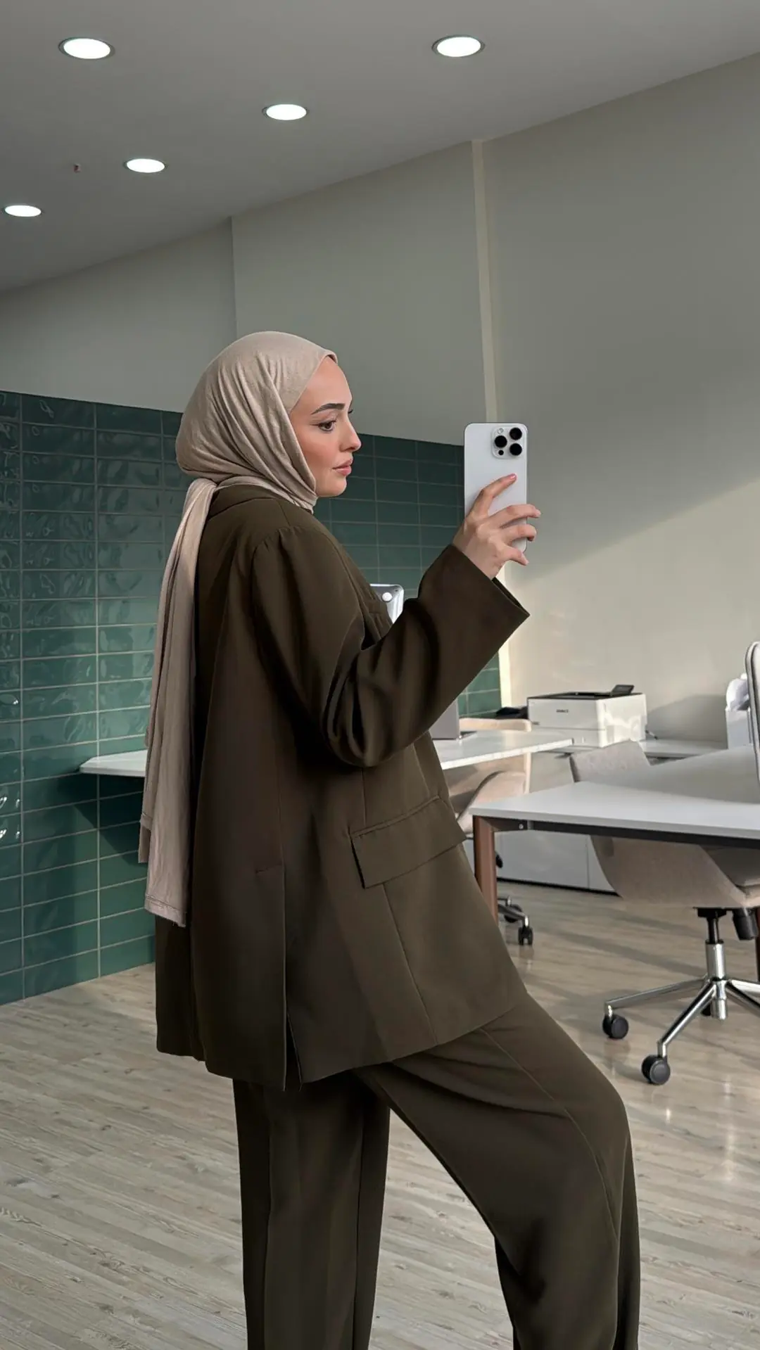 Özel Seri Premium Ceketli Takım Yeşil - Görsel 2