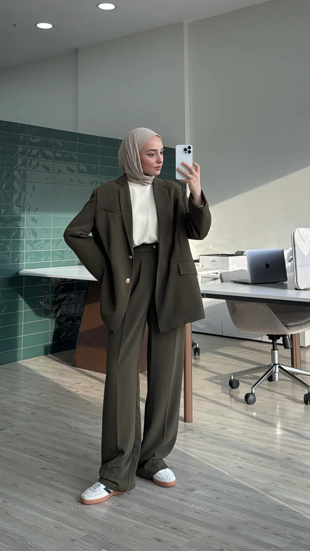 Özel Seri Premium Ceketli Takım Yeşil - Görsel 4