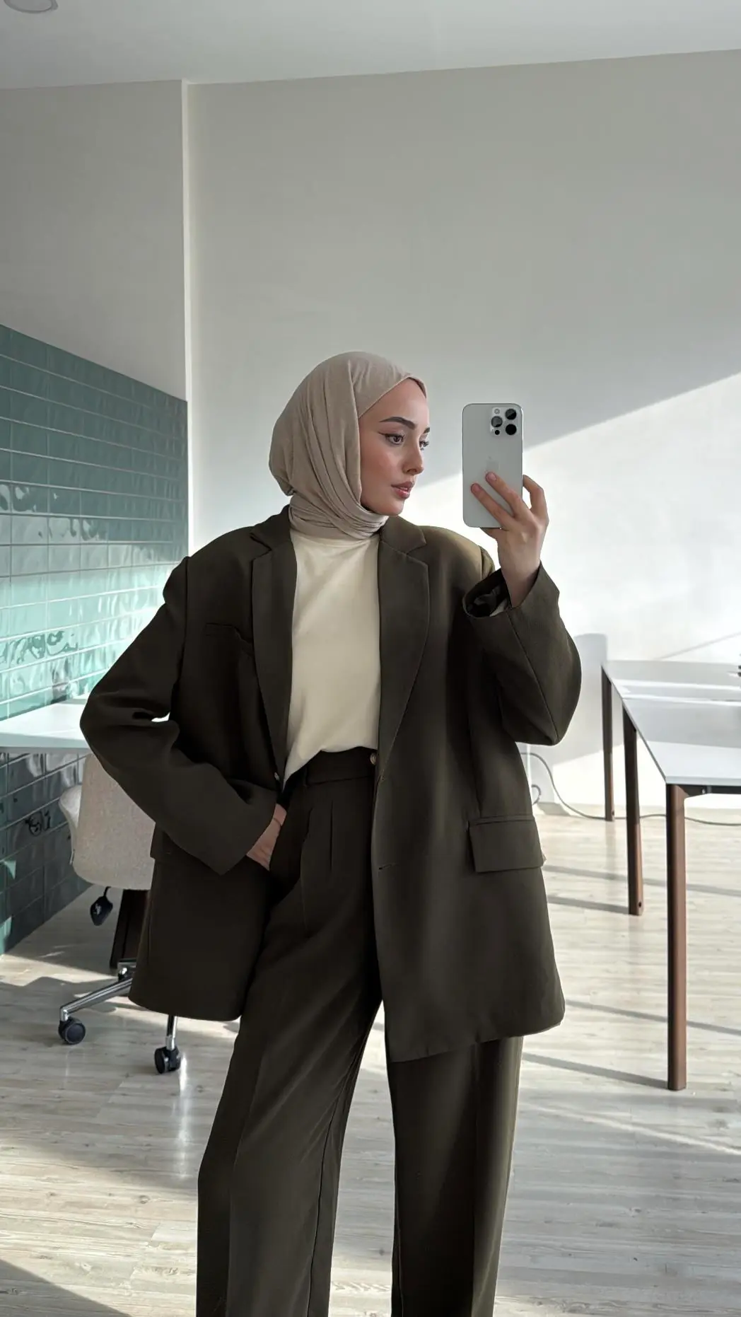 Özel Seri Premium Ceketli Takım Yeşil - Görsel 6