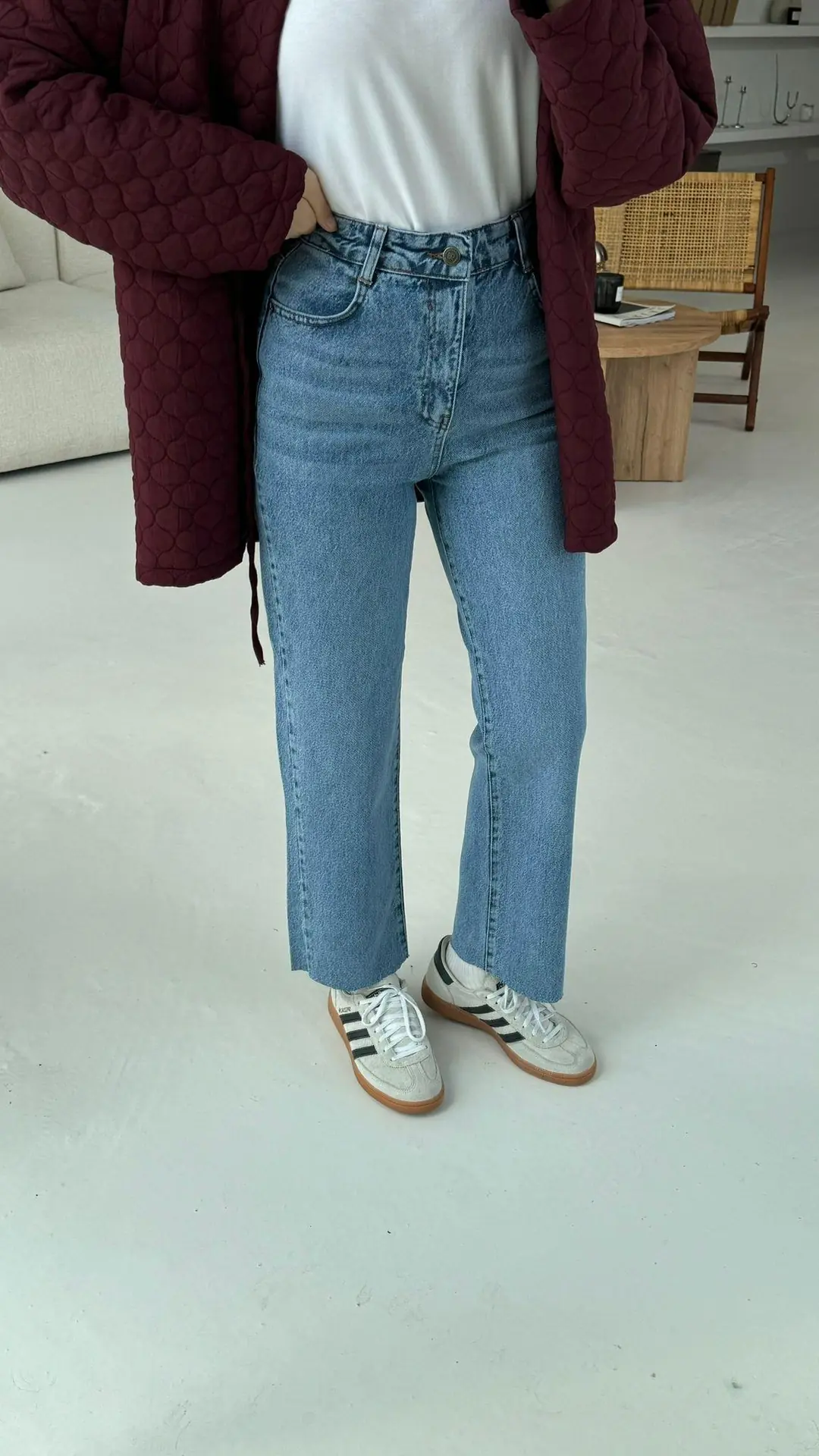 Paçası Kesik Premium Pantolon R46 - Görsel 2