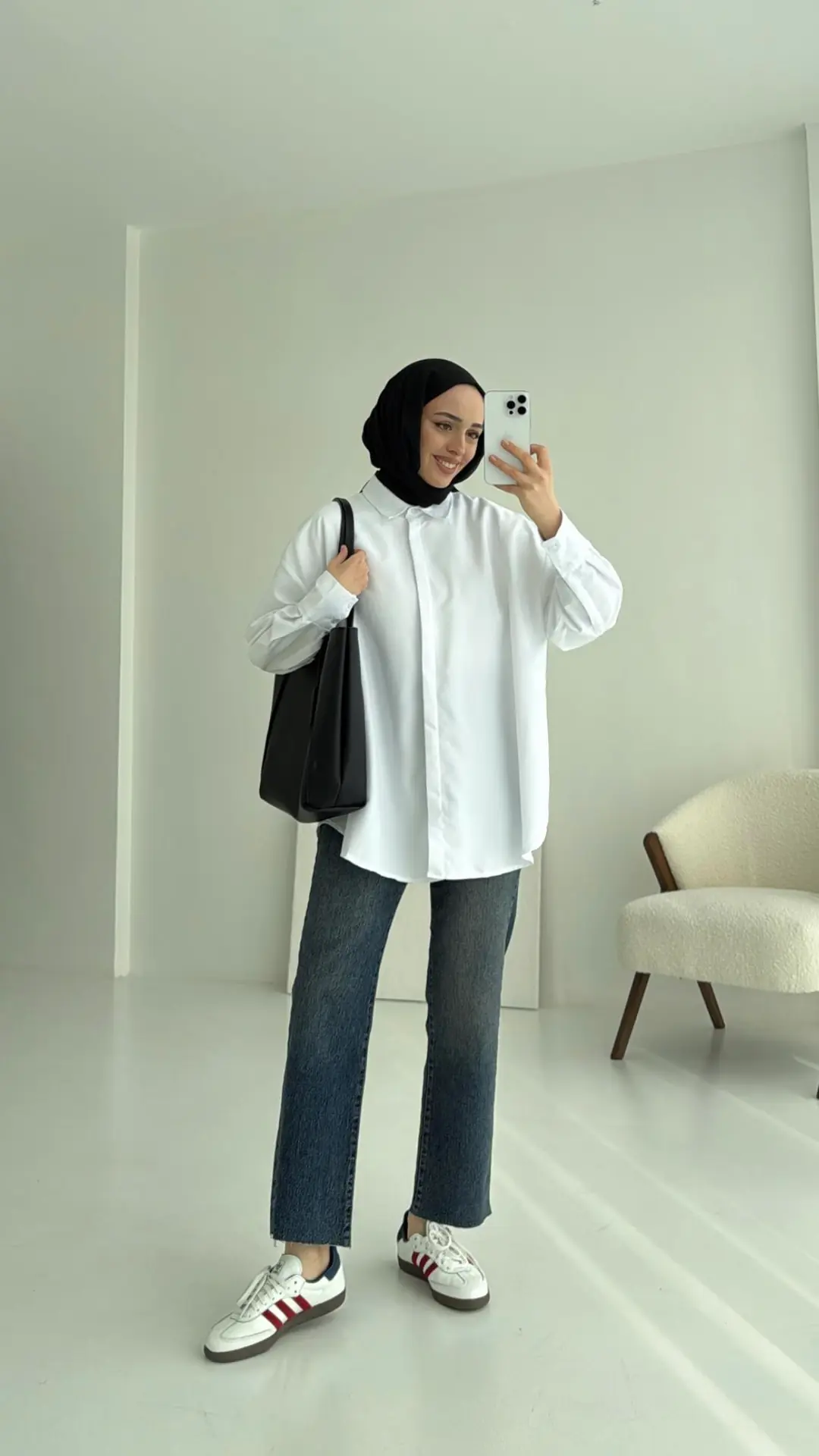 Panda Gömlek Beyaz - Görsel 7