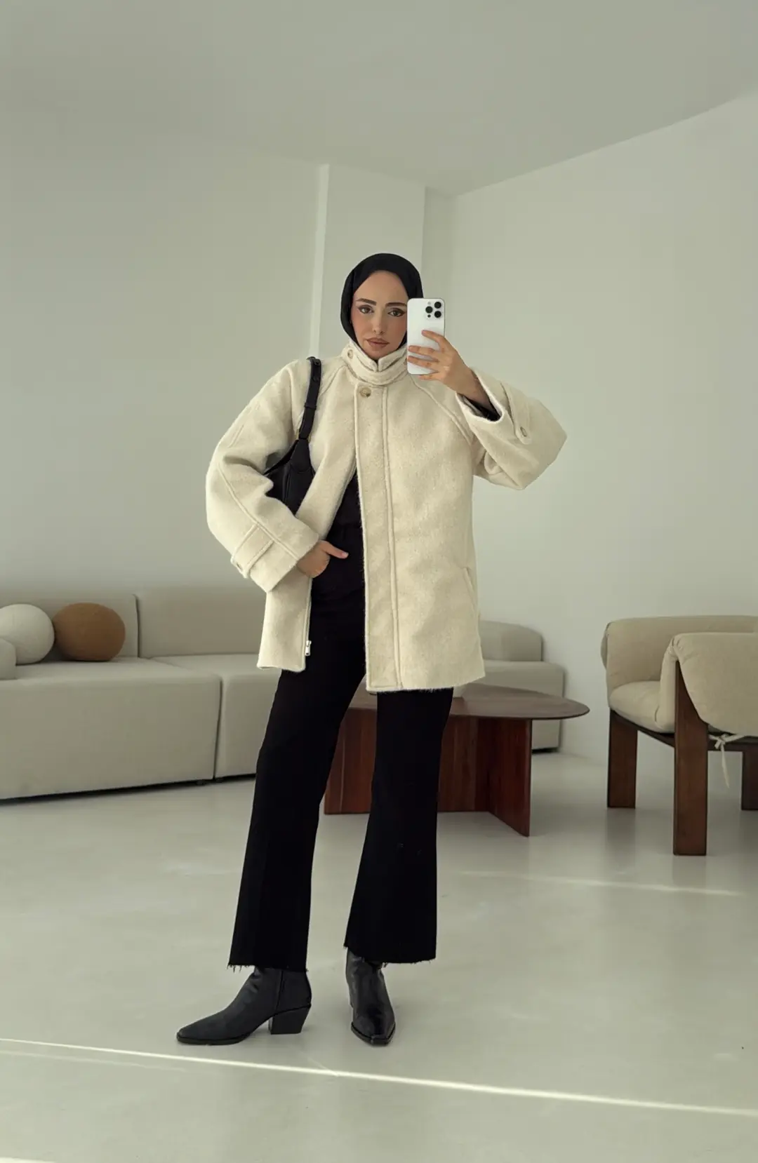 Pat Detay Kaban Ekru - Görsel 10