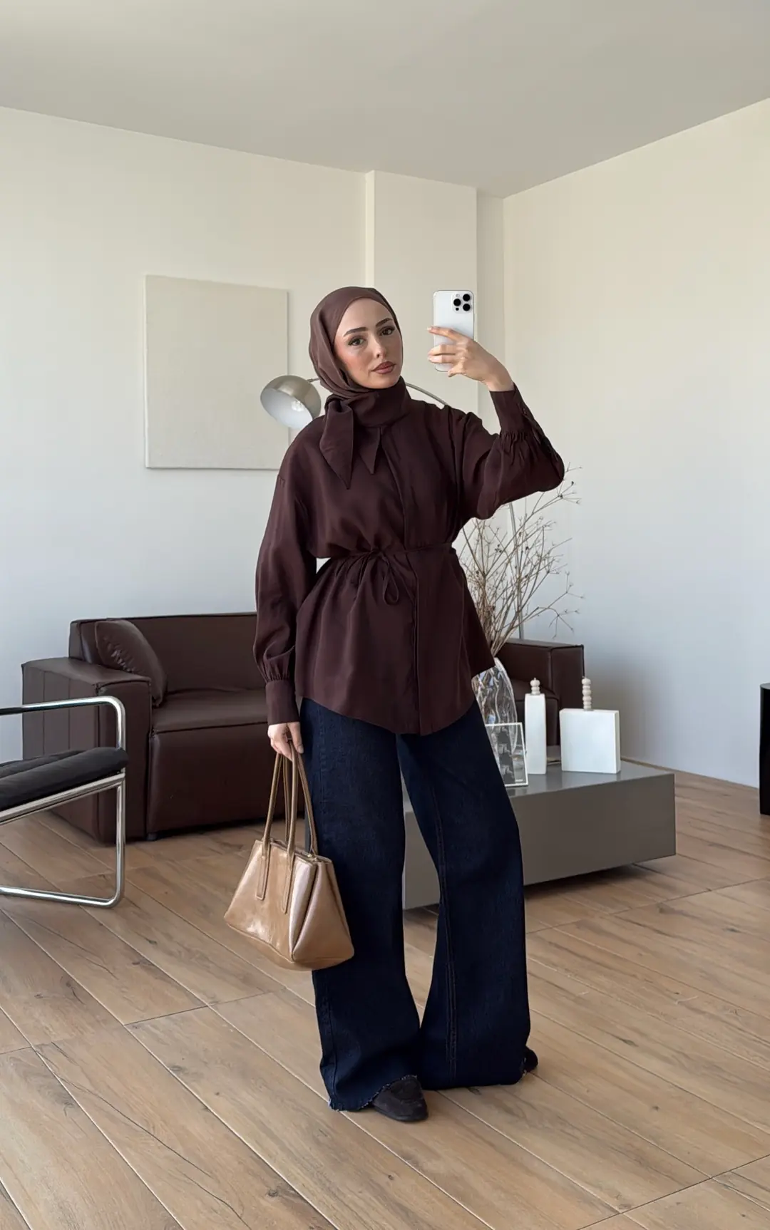 Patlı Gömlek Kahve - Görsel 2