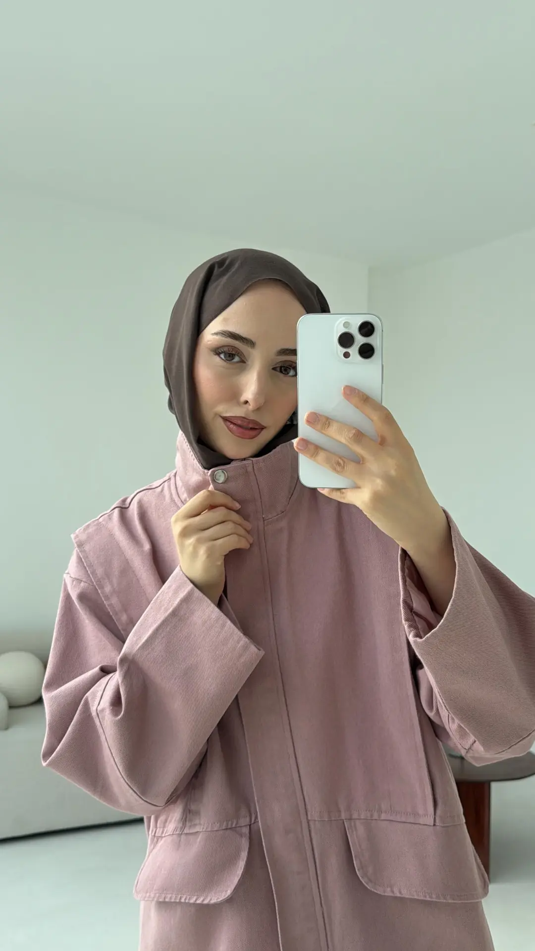 Premium Gabardin Tasarım Ceket Gül Kurusu