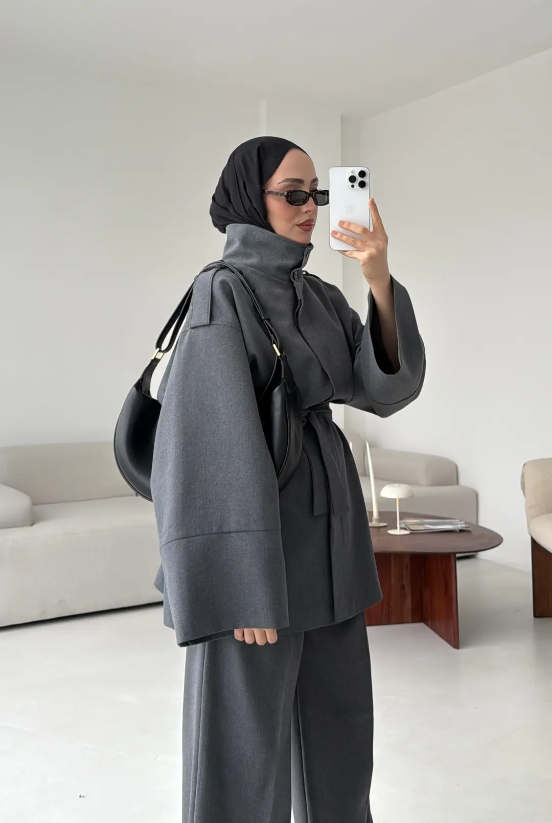 Premıum Klasik Takım Koyu Gri - Görsel 4