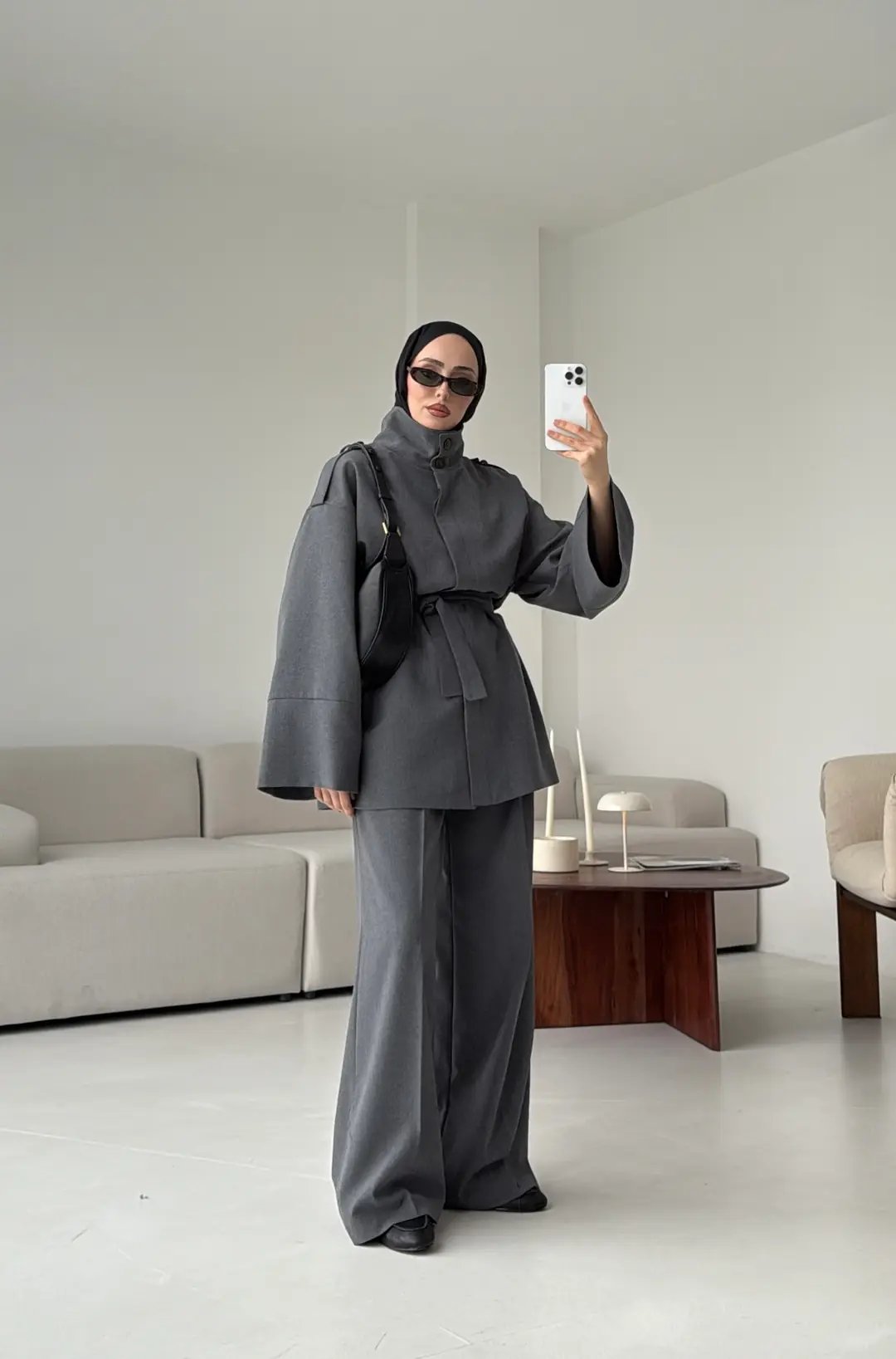 Premıum Klasik Takım Koyu Gri - Görsel 5