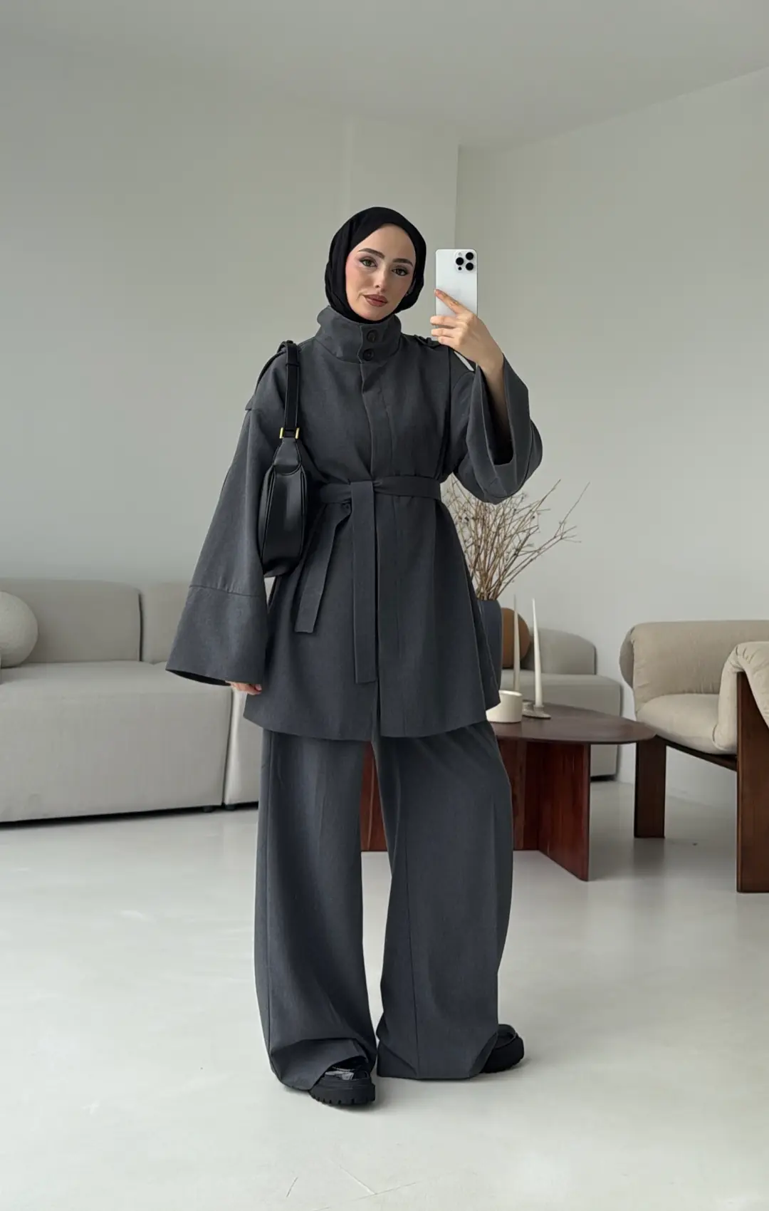 Premıum Klasik Takım Koyu Gri - Görsel 7