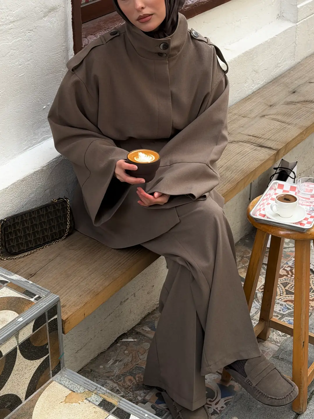 Premıum Klasik Takım Vizon - Görsel 7