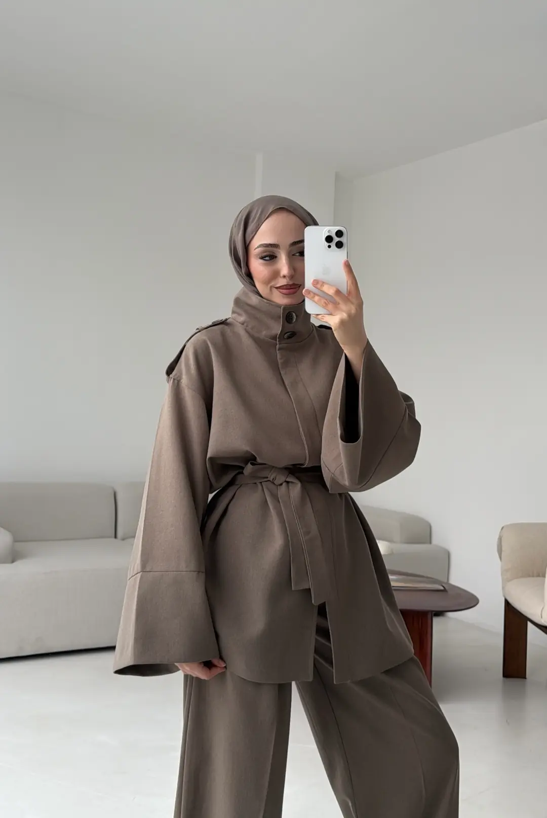 Premıum Klasik Takım Vizon - Görsel 2