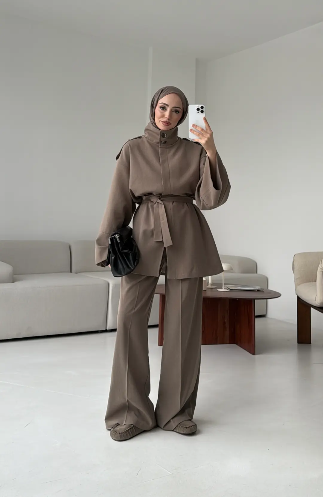 Premıum Klasik Takım Vizon - Görsel 5