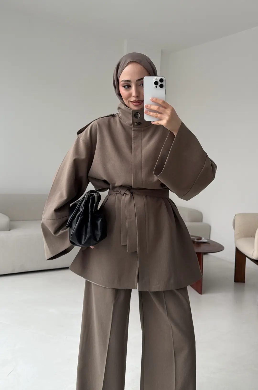 Premıum Klasik Takım Vizon - Görsel 6