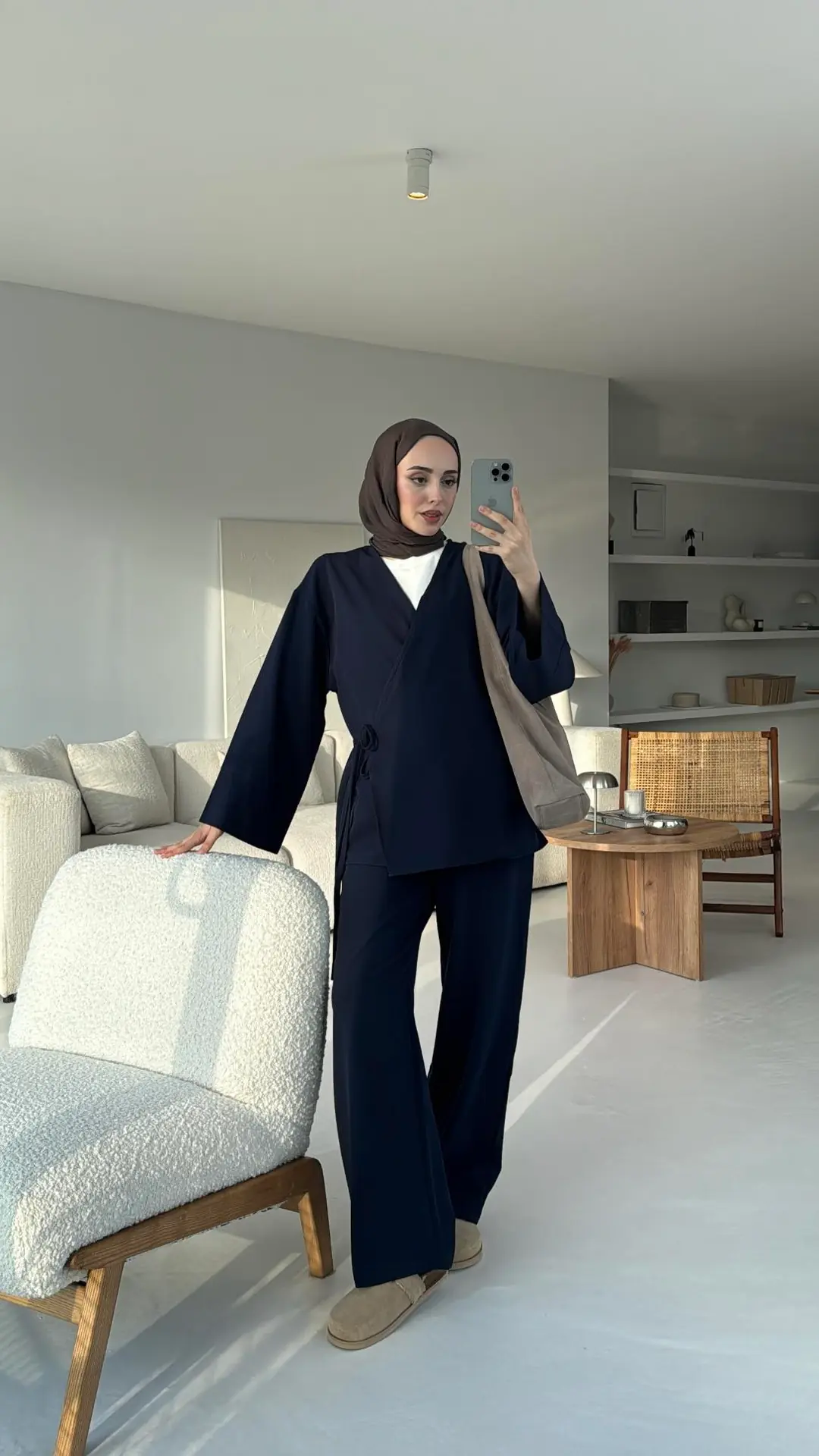 Premium Krep Takım Lacivert