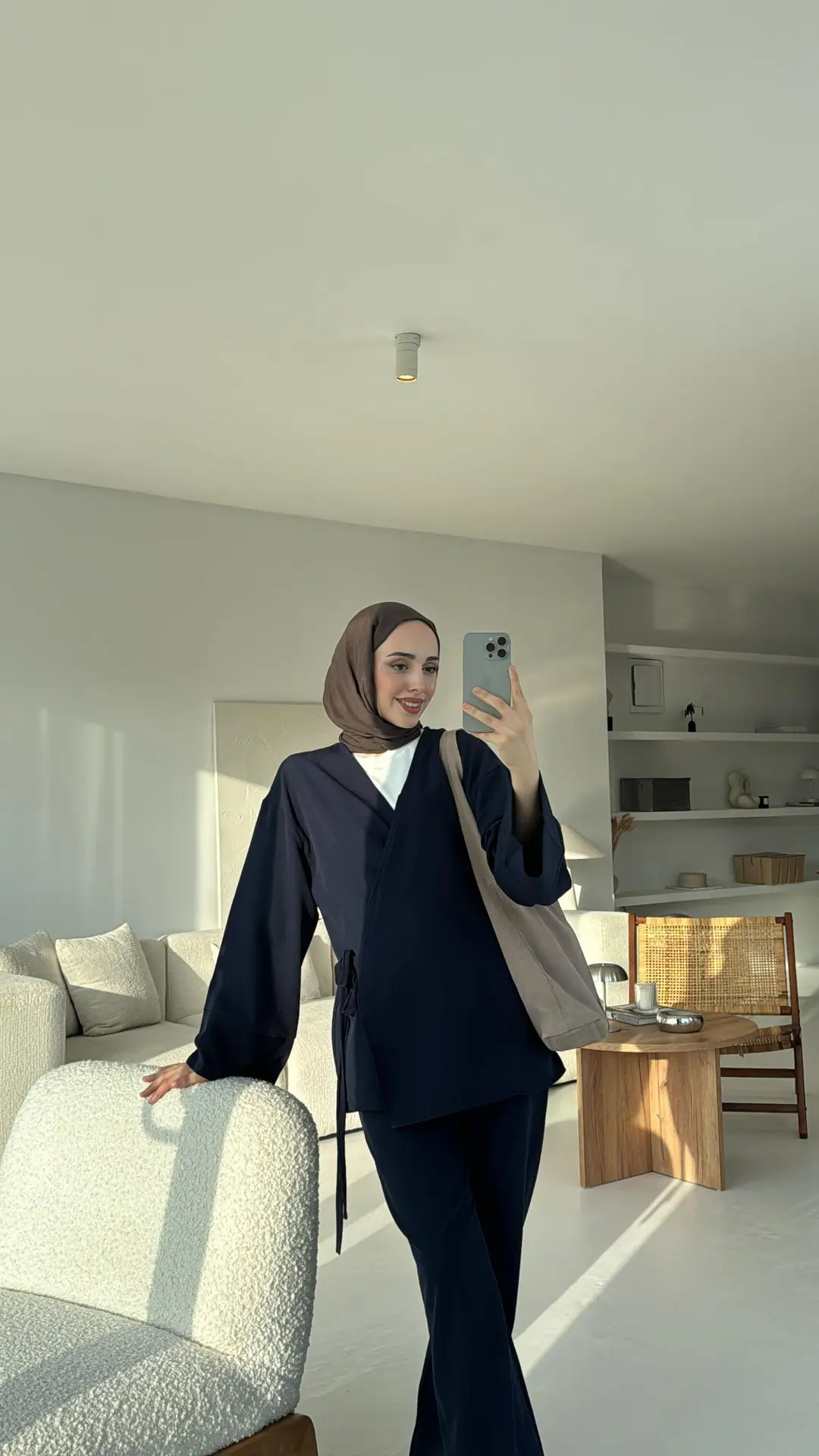 Premium Krep Takım Lacivert - Görsel 3