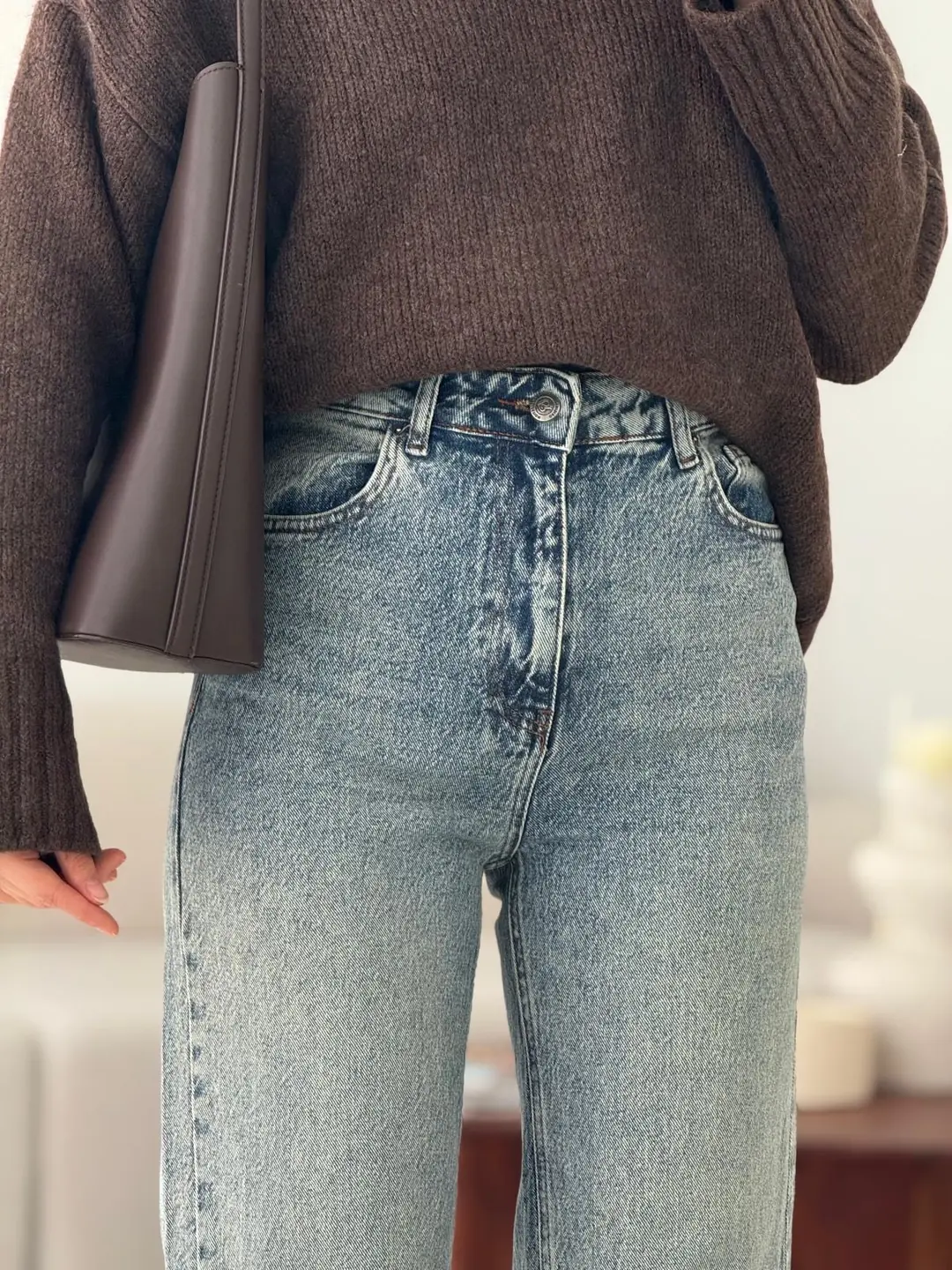 Premium Paçası Kesik Hafif İspanyol Jean 276 - Görsel 2