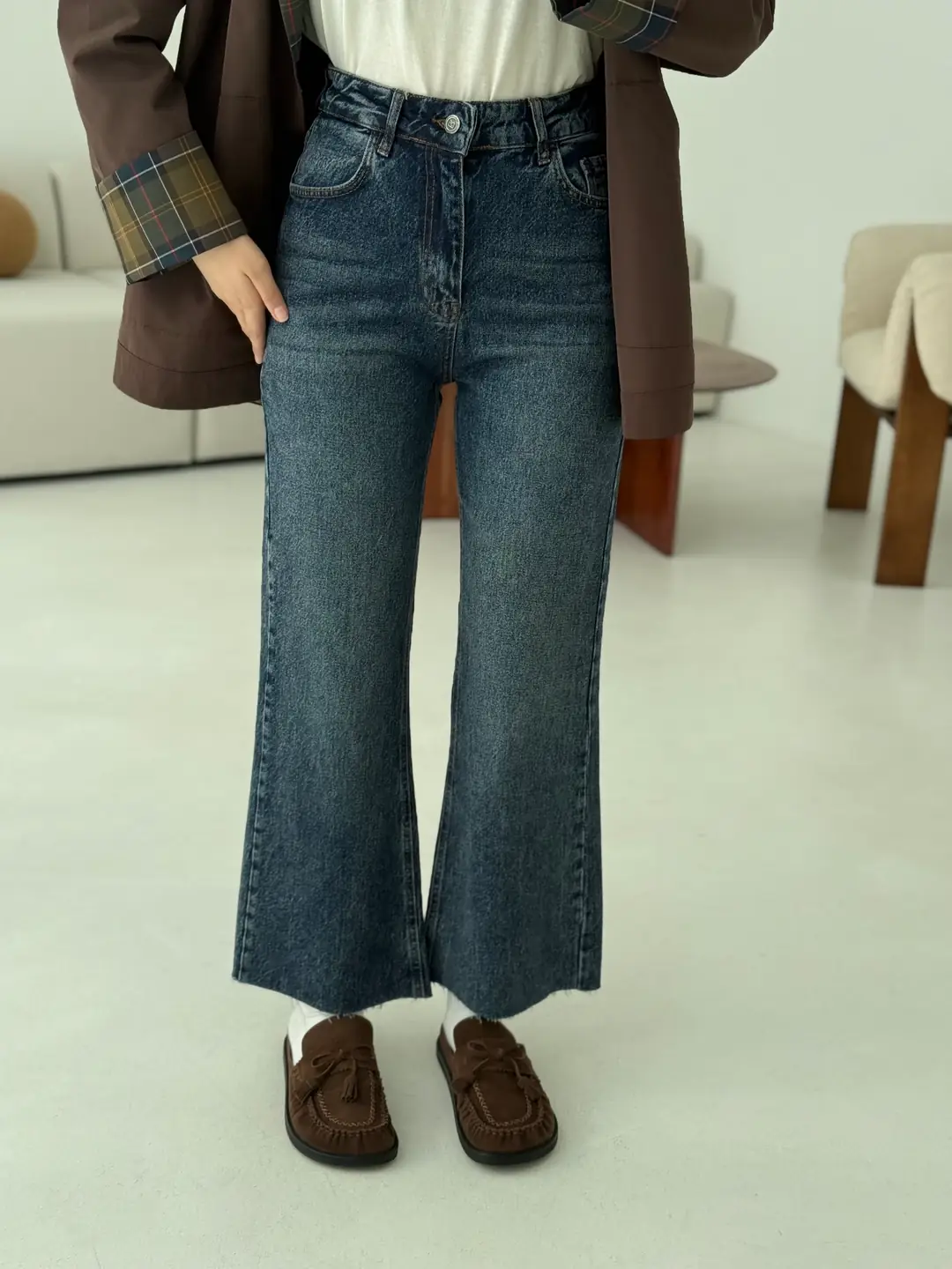 Premium Paçası Kesik Hafif İspanyol Jean 277