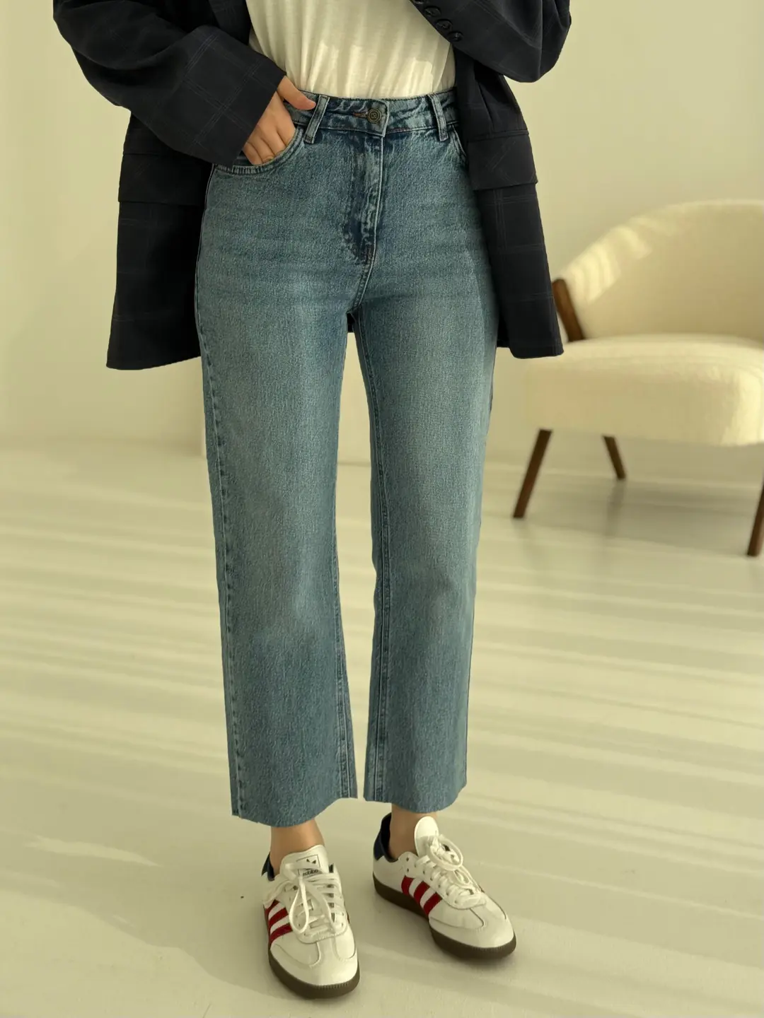 Premium Paçası Kesik Jean 2004