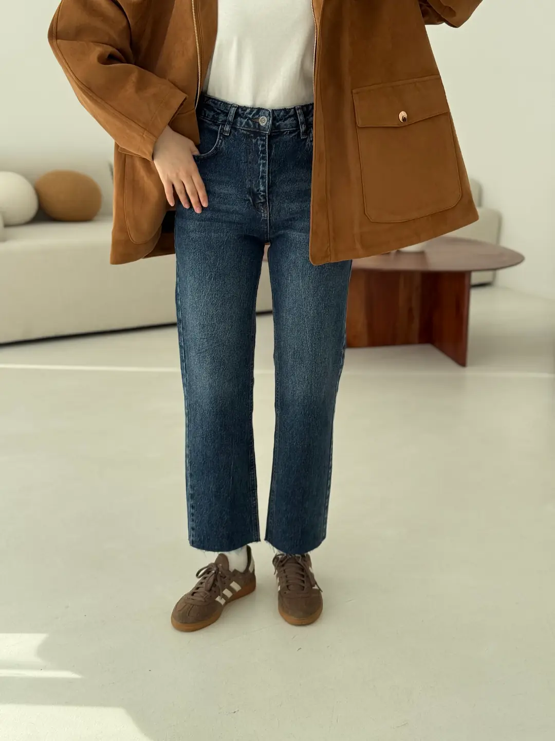 Premium Paçası Kesik Jean 138 - Görsel 2