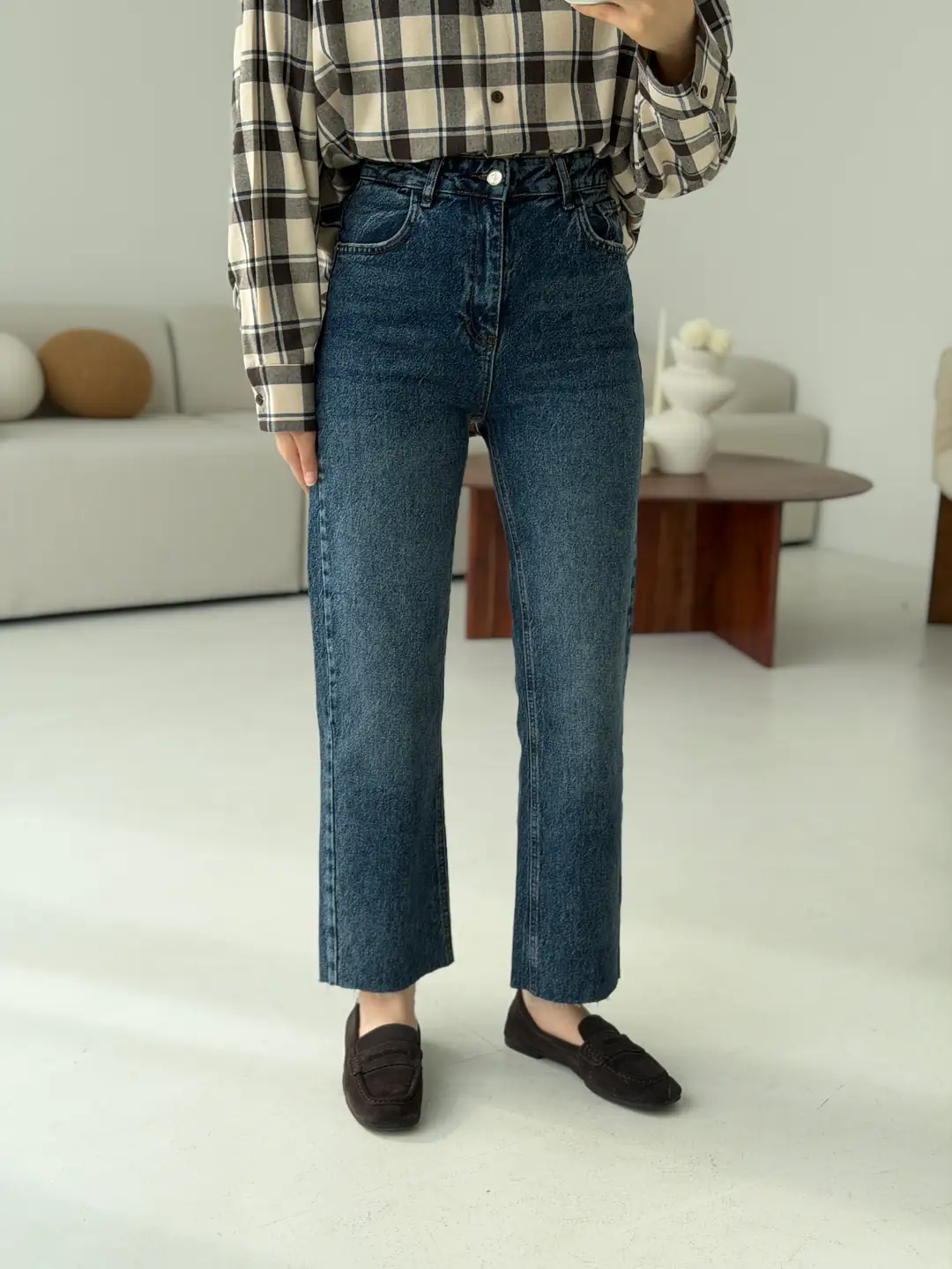 Premium Paçası Kesik Jean 249 - Görsel 2