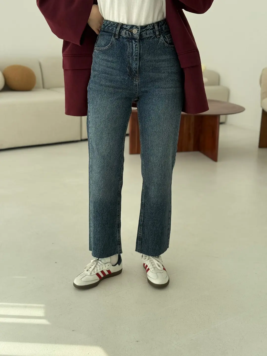 Premium Paçası Kesik Jean 249 - Görsel 2