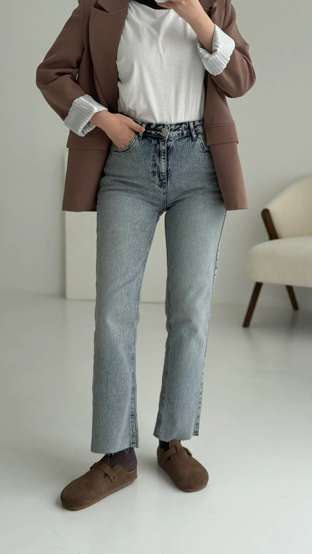 Premium Paçası Kesik Jean 280 - Görsel 2