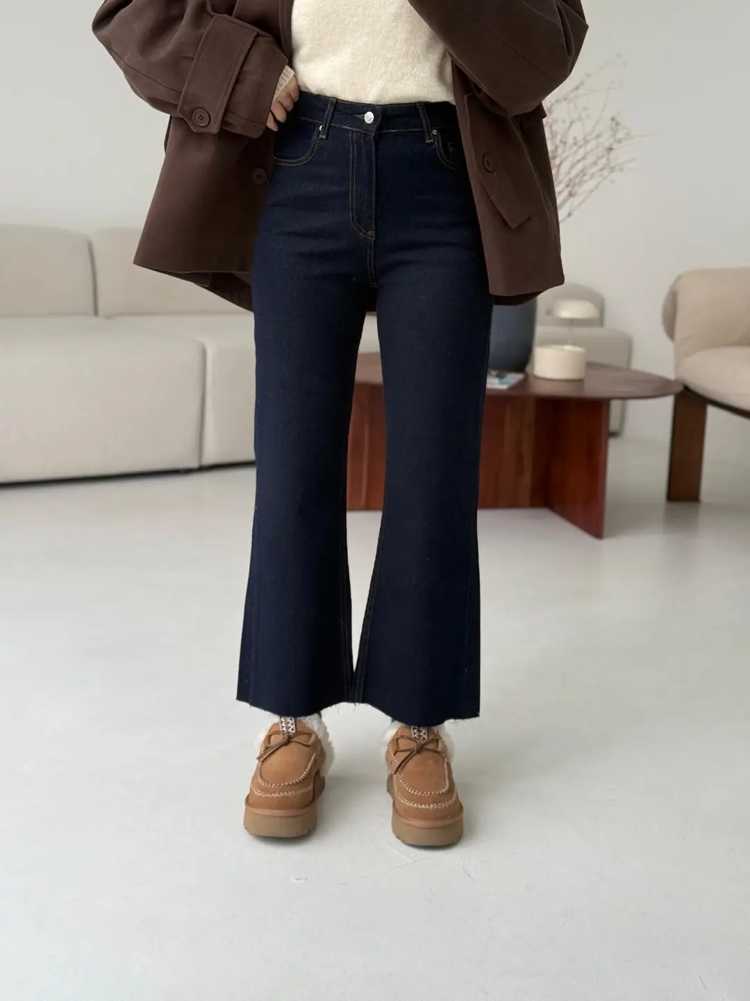 Premium Paçası Kesik Jean R143 - Görsel 2