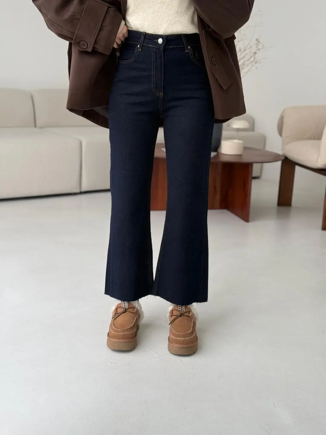 Premium Paçası Kesik Jean R143 - Görsel 3