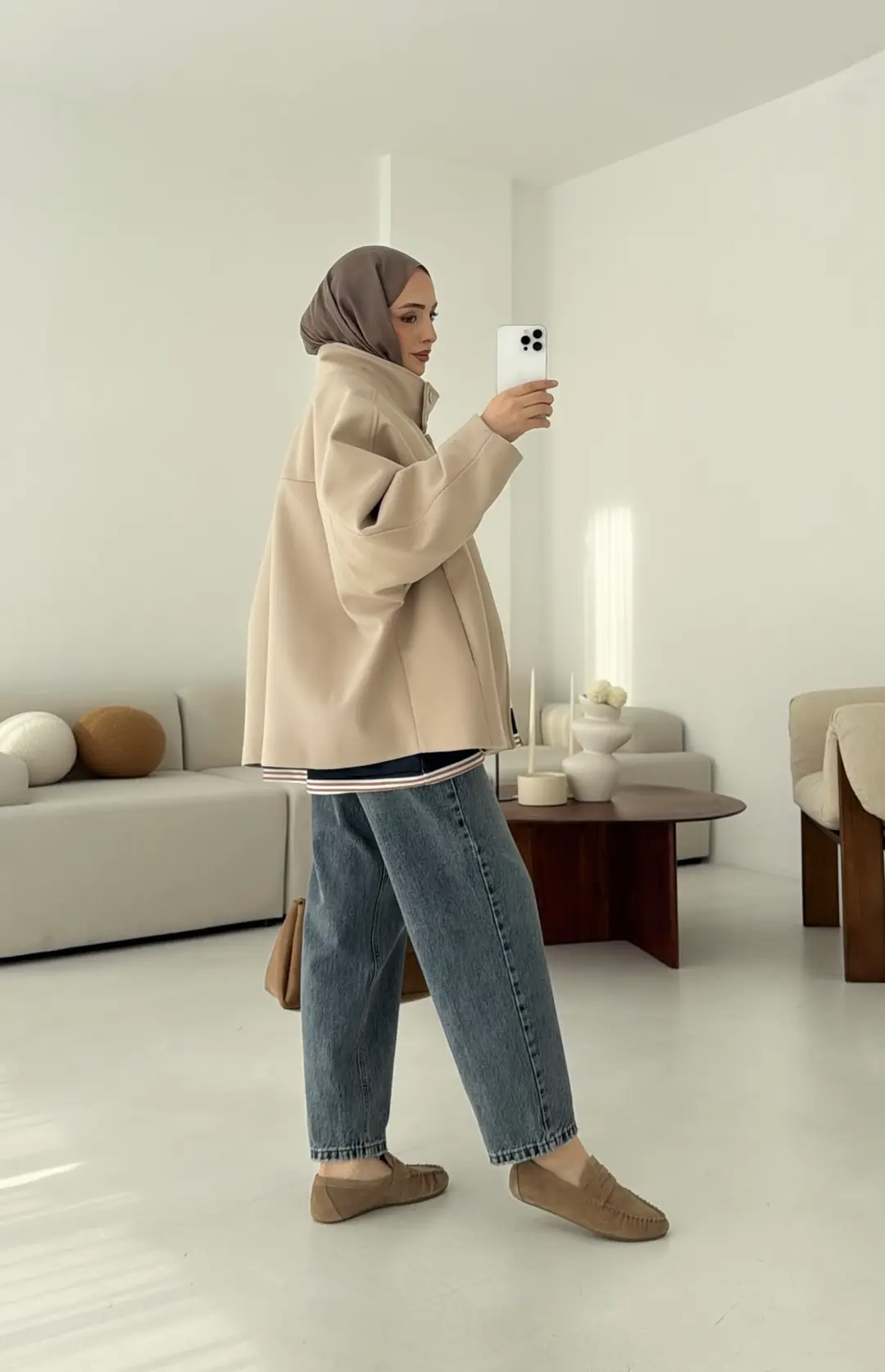 Premium Panco Kaban Bej - Görsel 3