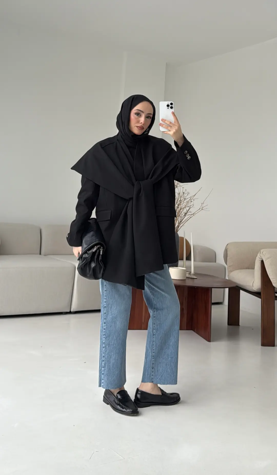 Premıum Seyyar Atkılı Ceket Siyah - Görsel 4