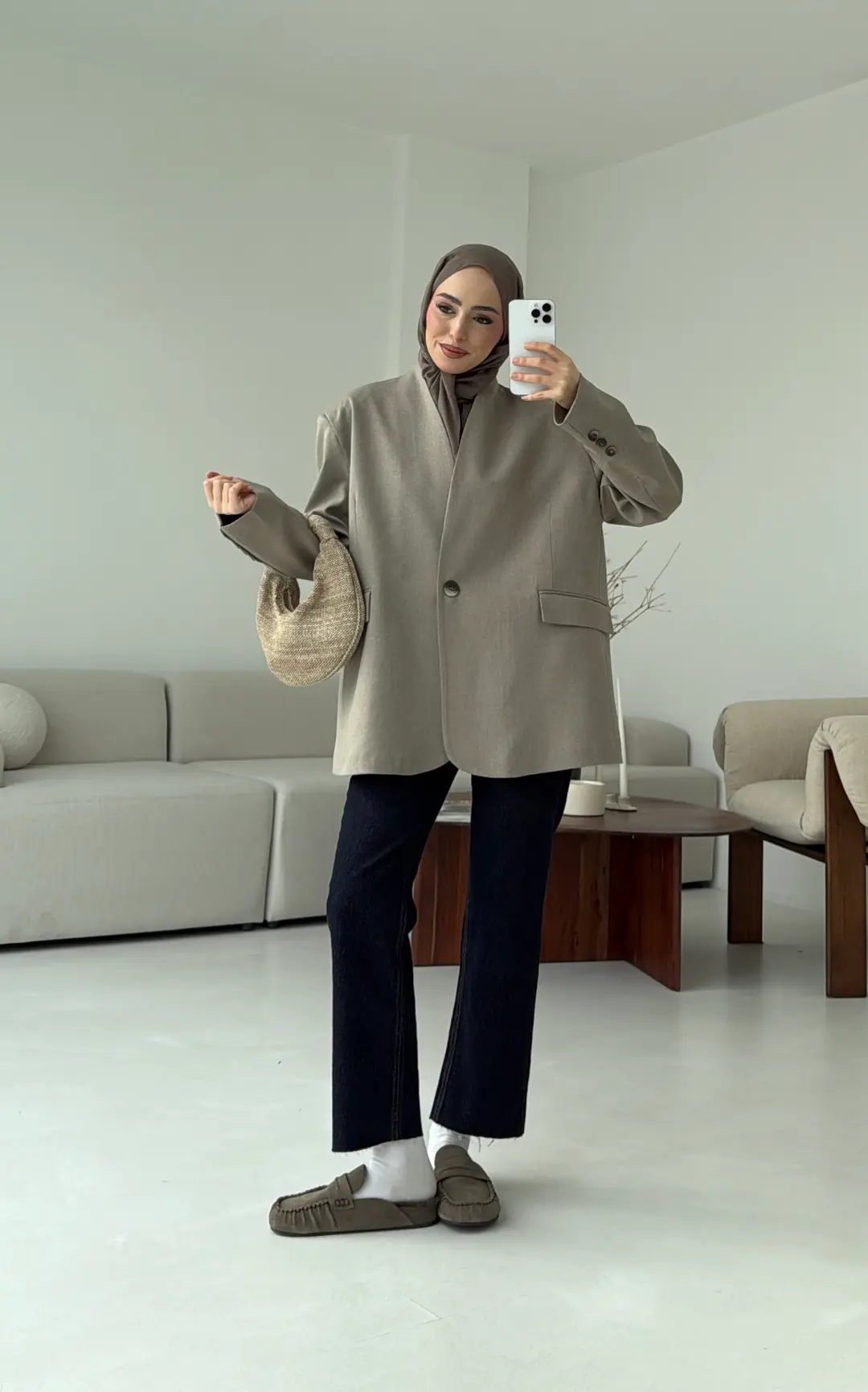 Premıum Seyyar Atkılı Ceket Vizon - Görsel 7