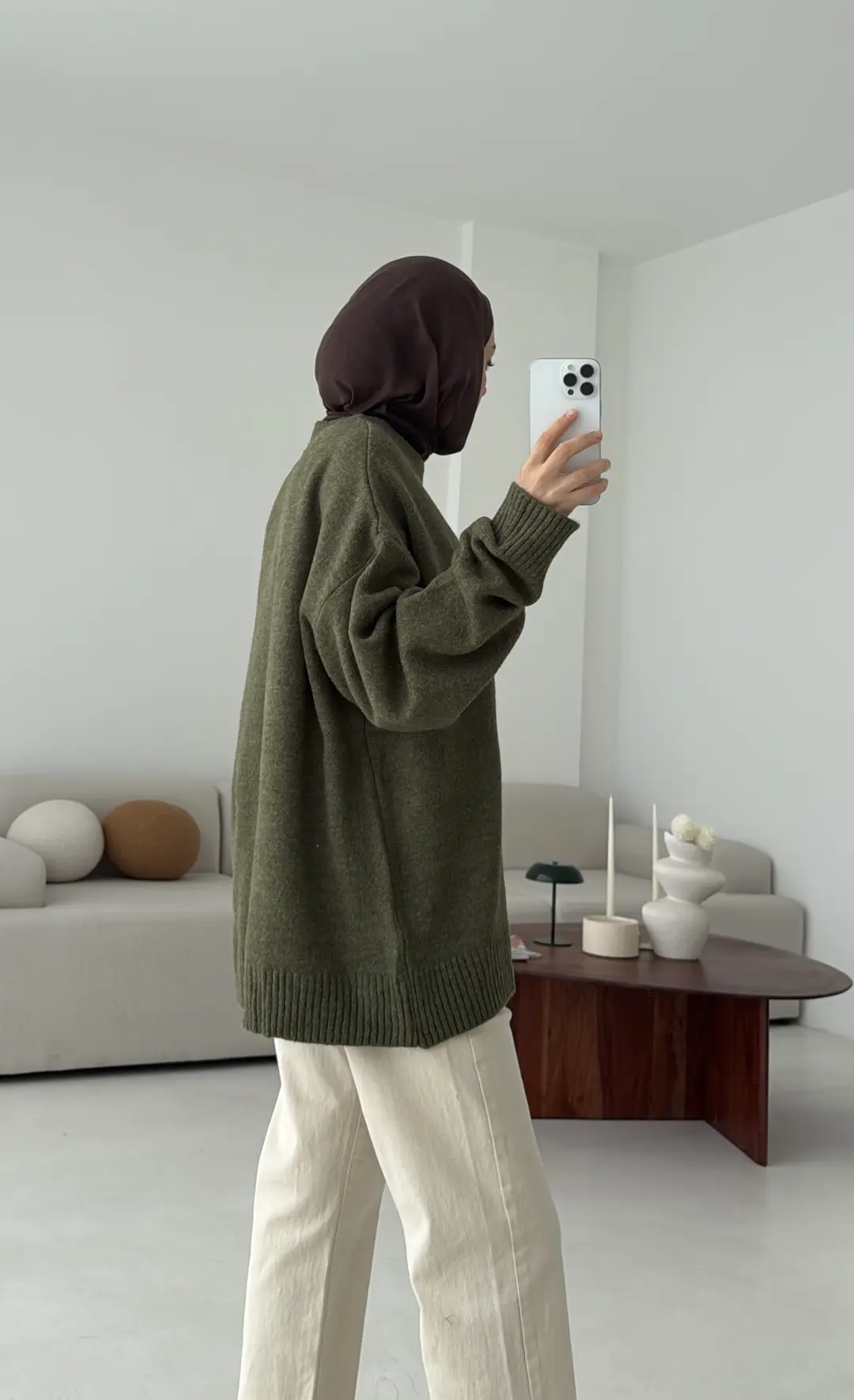 Reglan Kol Triko Kazak Cağla - Görsel 2