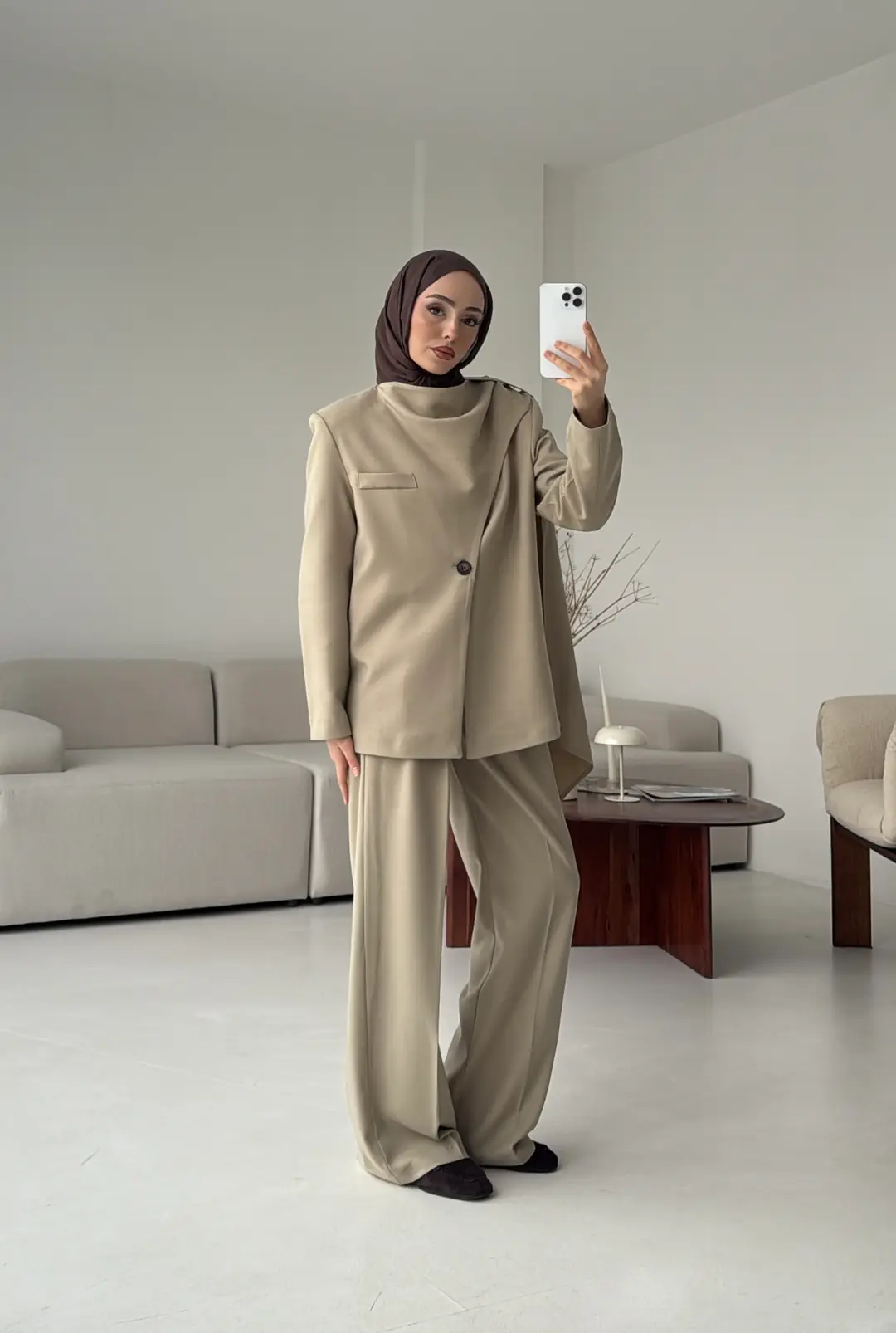 Şallı Ceket Takım Çağla - Görsel 10