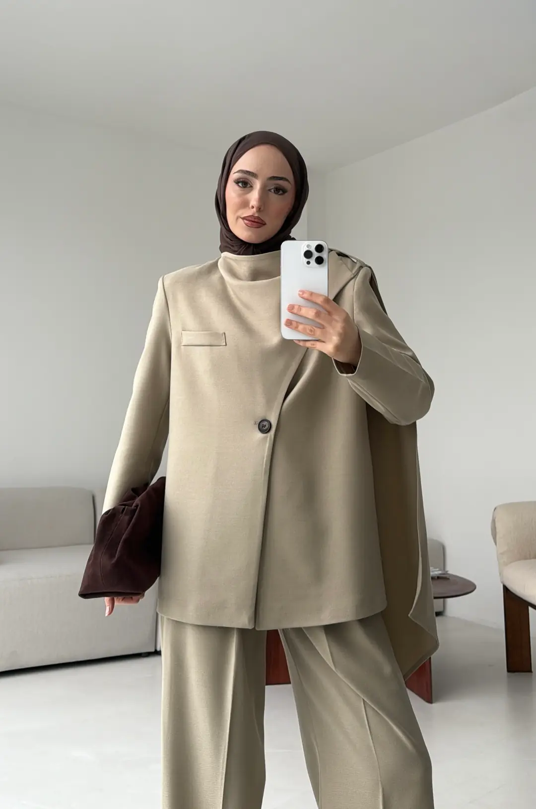 Şallı Ceket Takım Çağla - Görsel 4