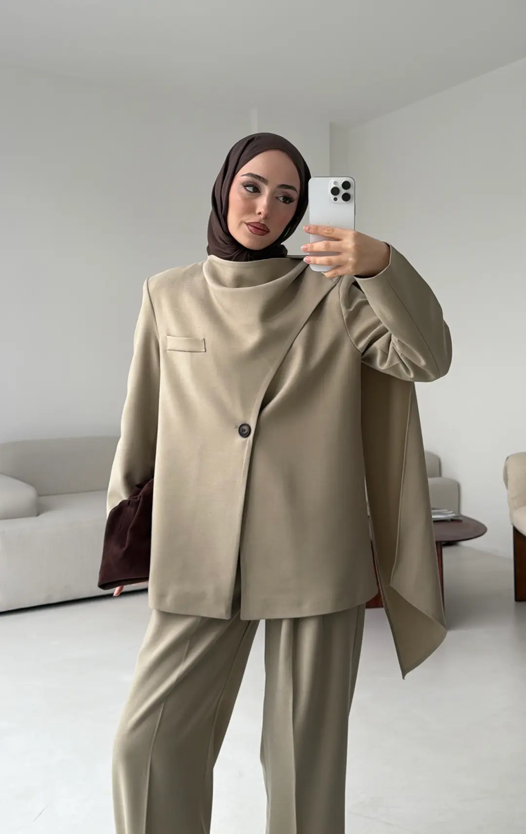 Şallı Ceket Takım Çağla - Görsel 6