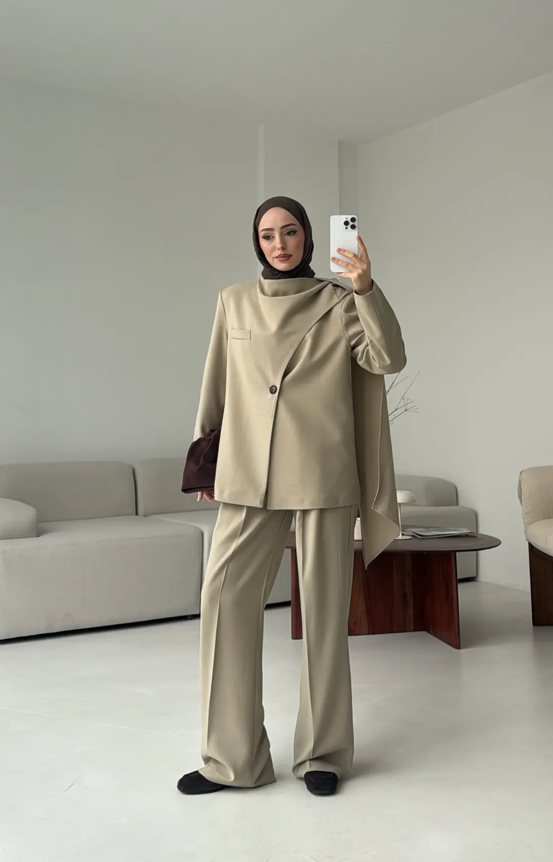 Şallı Ceket Takım Çağla - Görsel 7