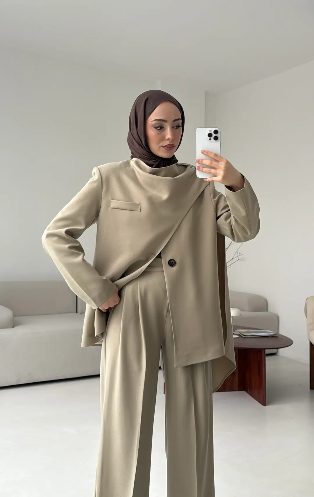 Şallı Ceket Takım Çağla - Görsel 8