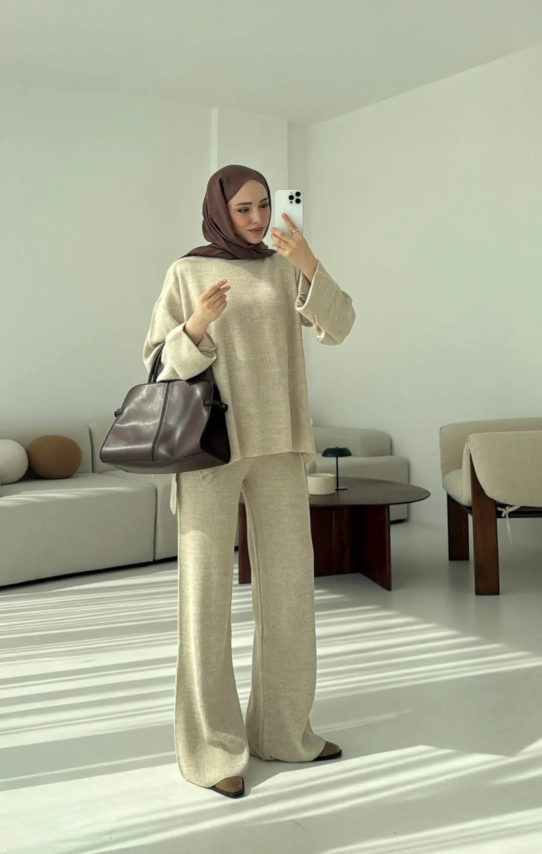 Selanik Triko Pantolon Takım Taş - Görsel 2