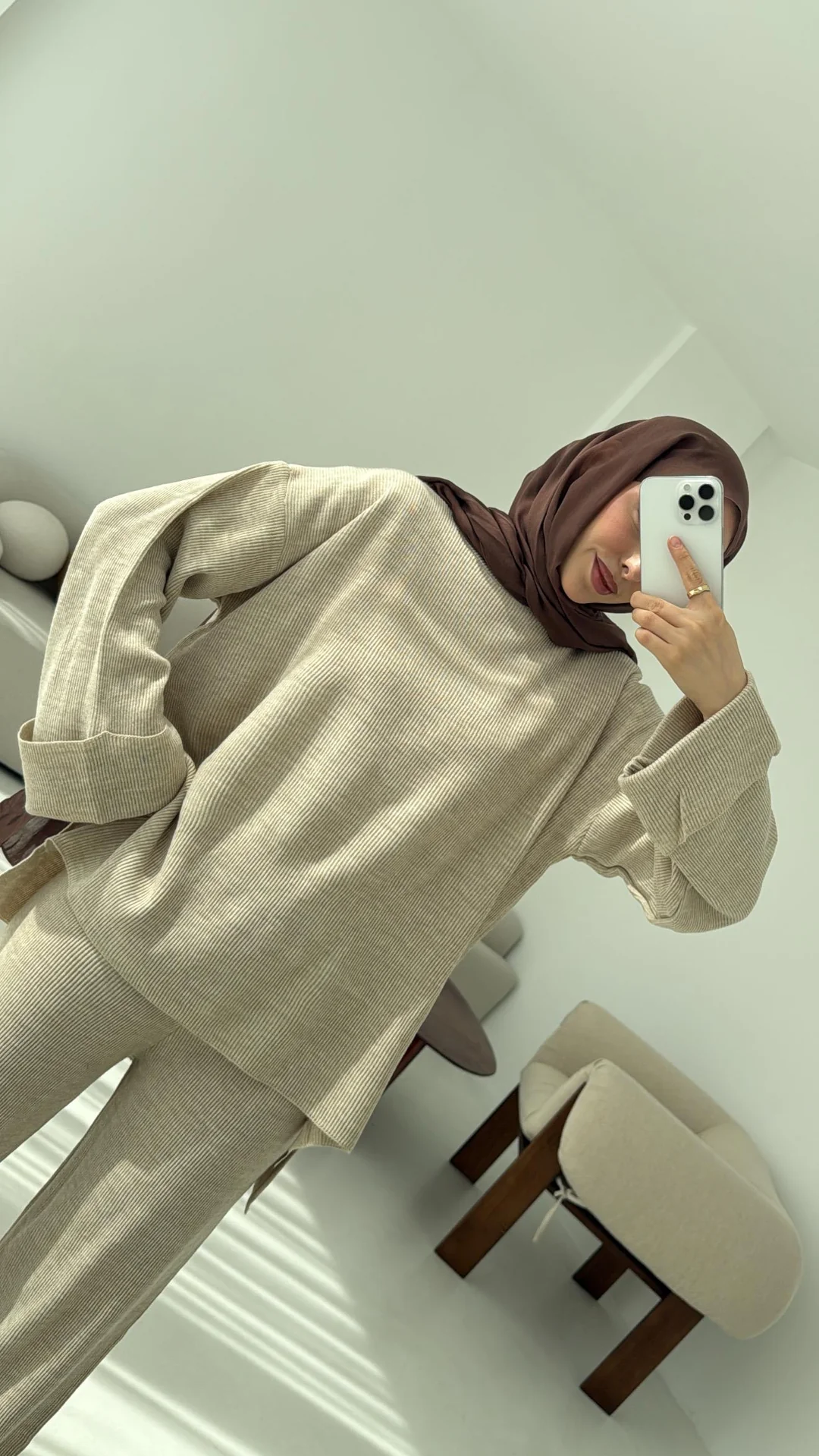 Selanik Triko Pantolon Takım Taş - Görsel 4