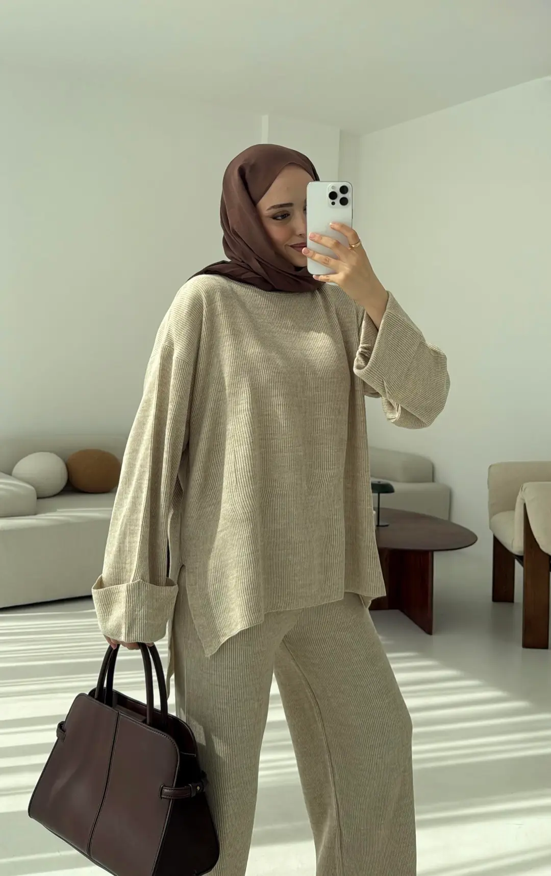 Selanik Triko Pantolon Takım Taş - Görsel 5