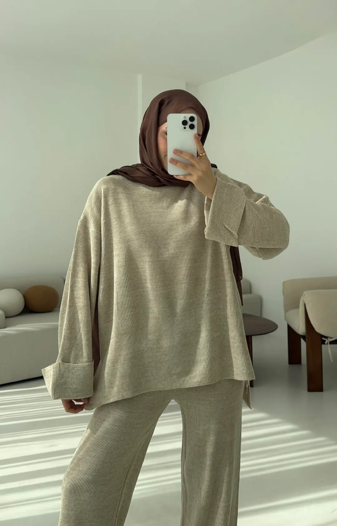 Selanik Triko Pantolon Takım Taş - Görsel 6