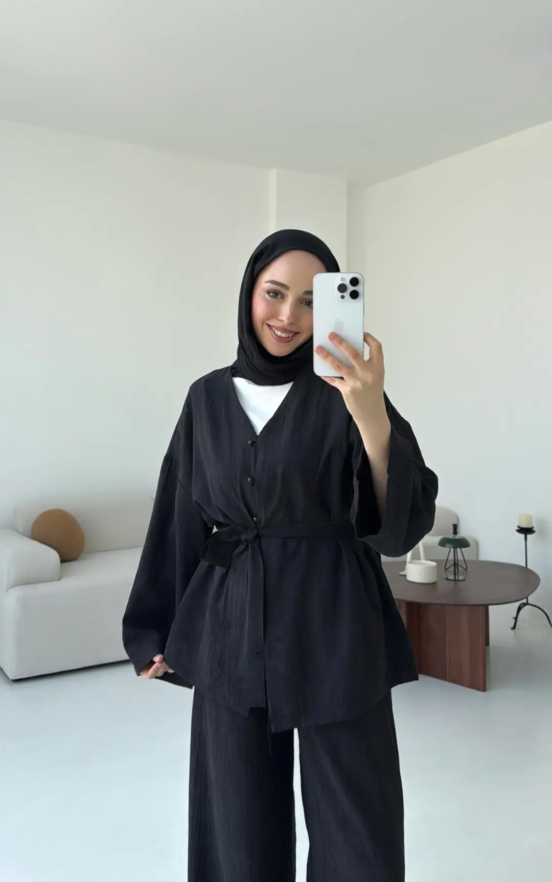 Siyah Bağlamlı Takım - Görsel 6