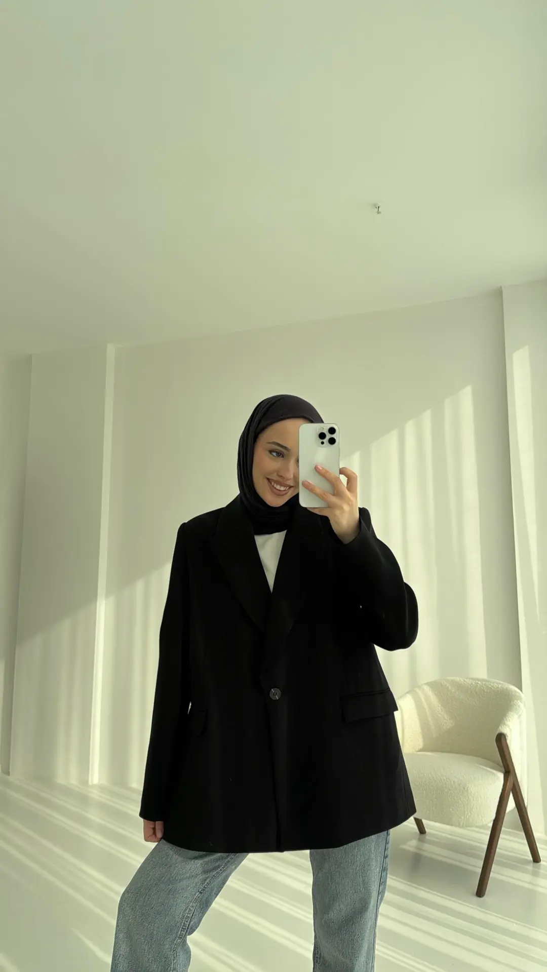 Siyah Blazer Ceket - Görsel 3