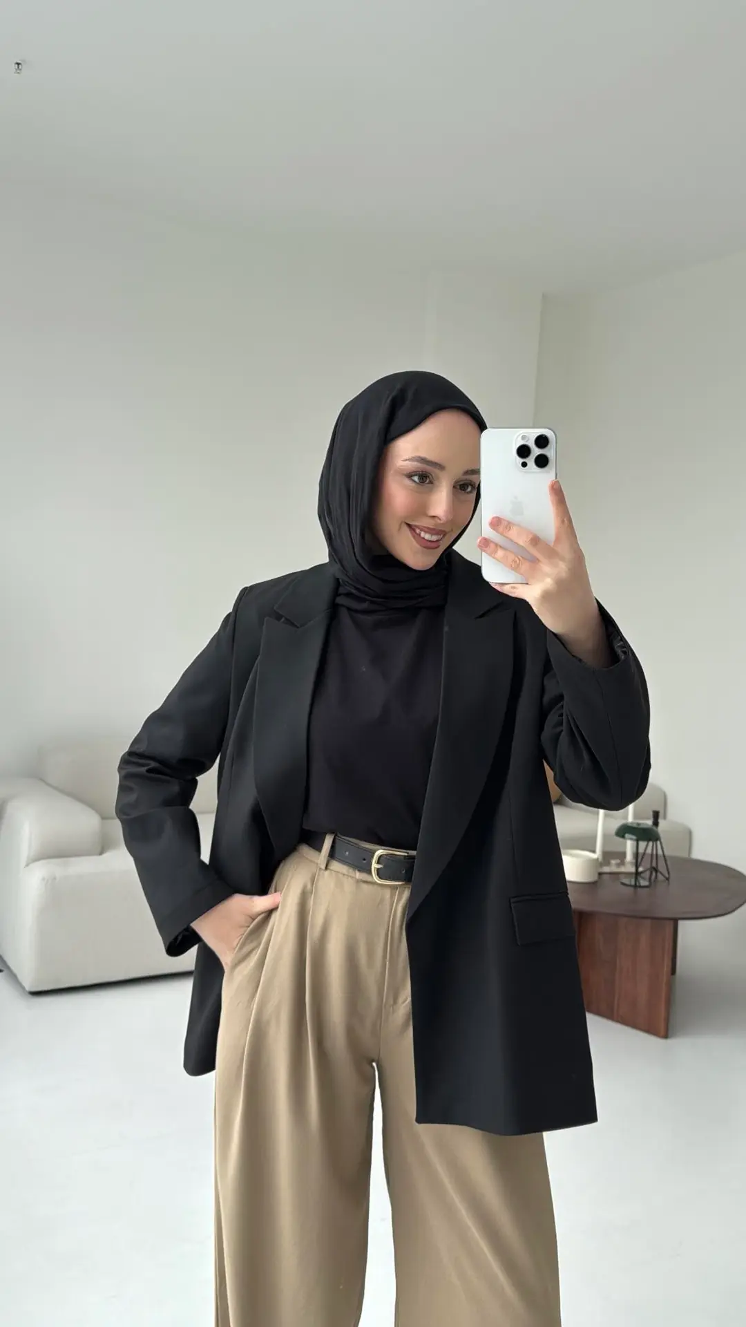 Siyah Blazer Ceket - Görsel 3