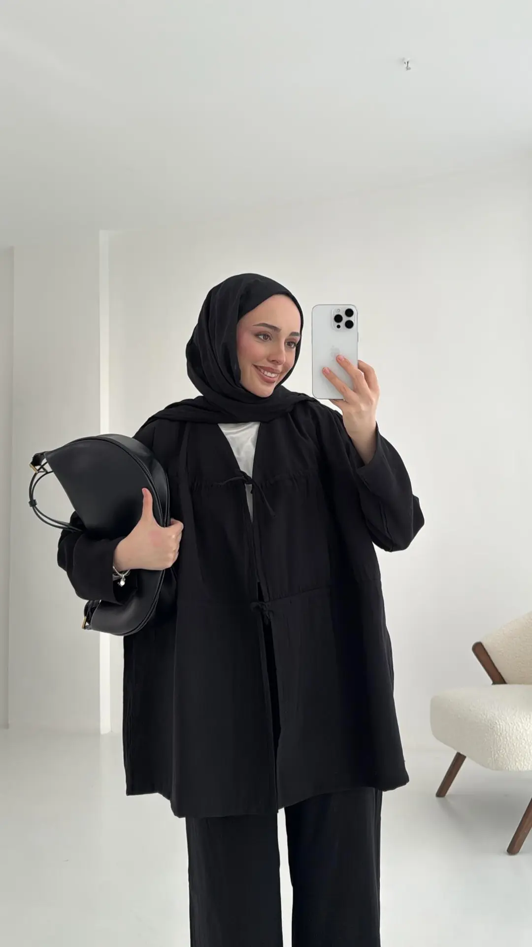 Siyah Büzgülü Takım Takım - Görsel 2