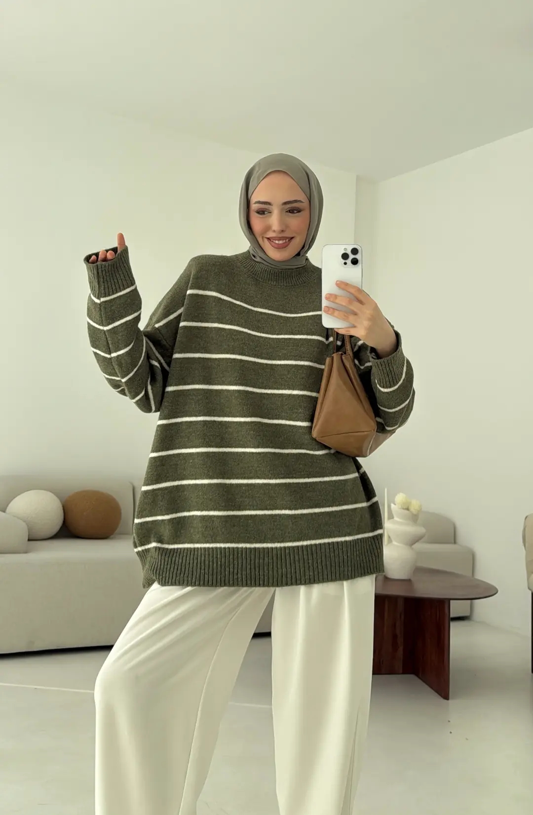 Şönil Kazak  Çağla - Görsel 6