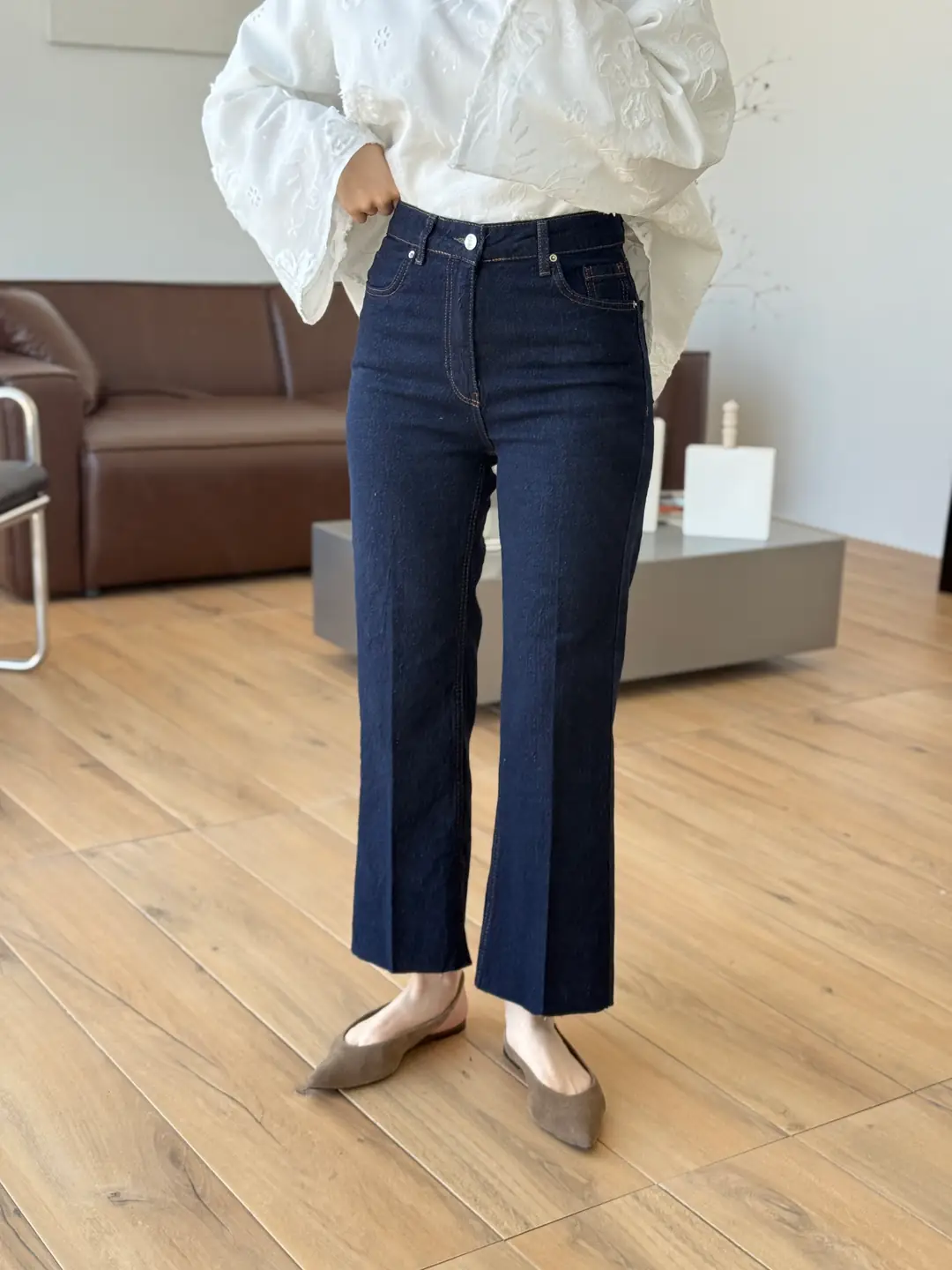 Straight Fit Lacivert Jean - Görsel 2