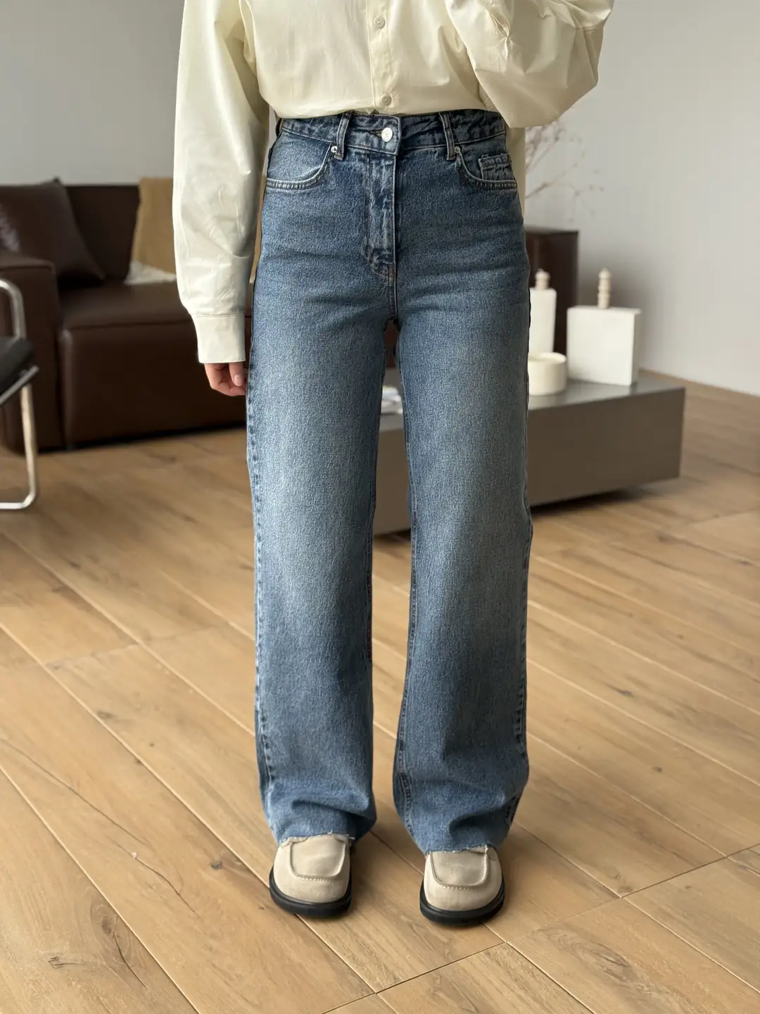 Straight Fit Tam Boy Jean